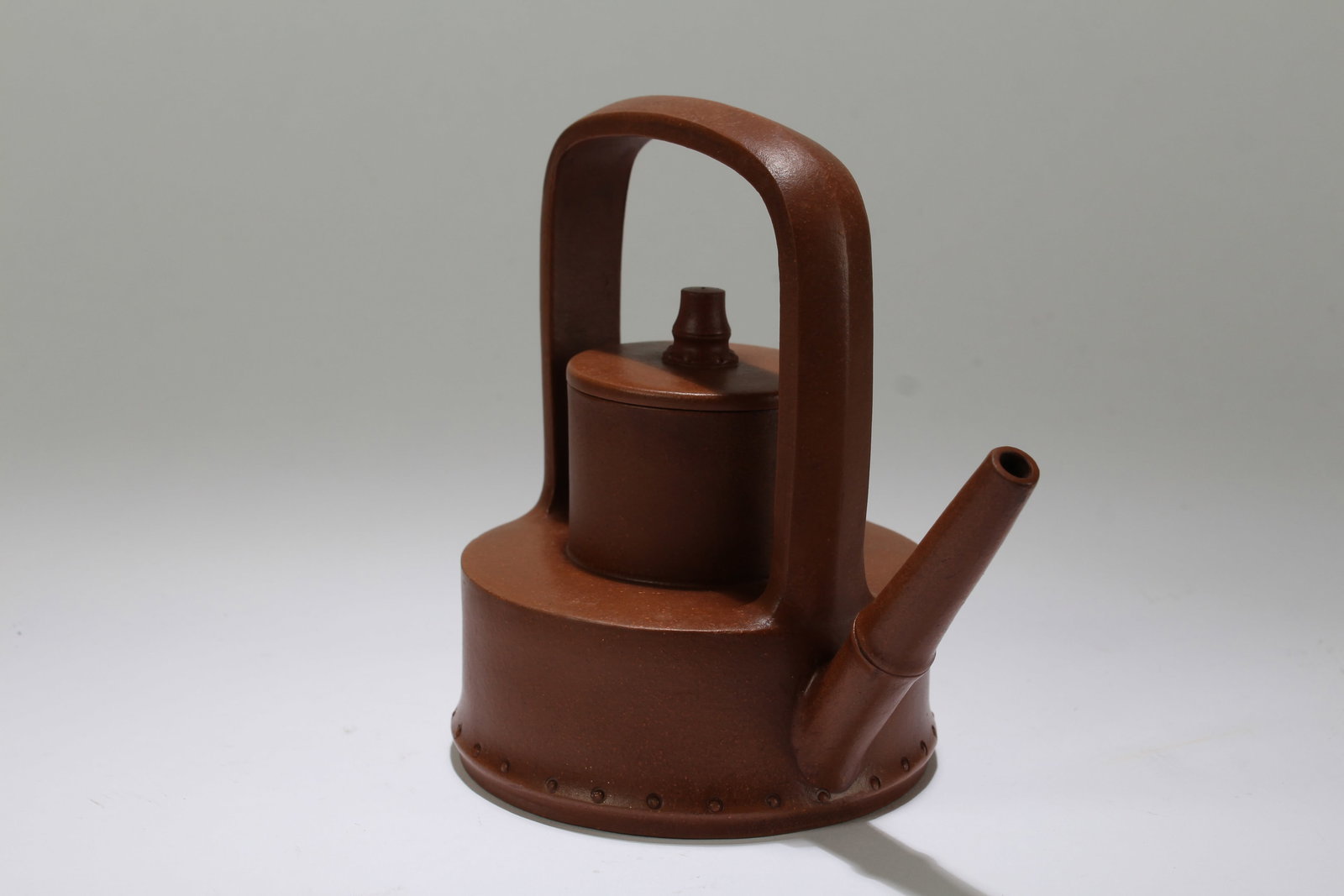 A Chinese High-handled Duo-layer Fortune Tea Pot - 3