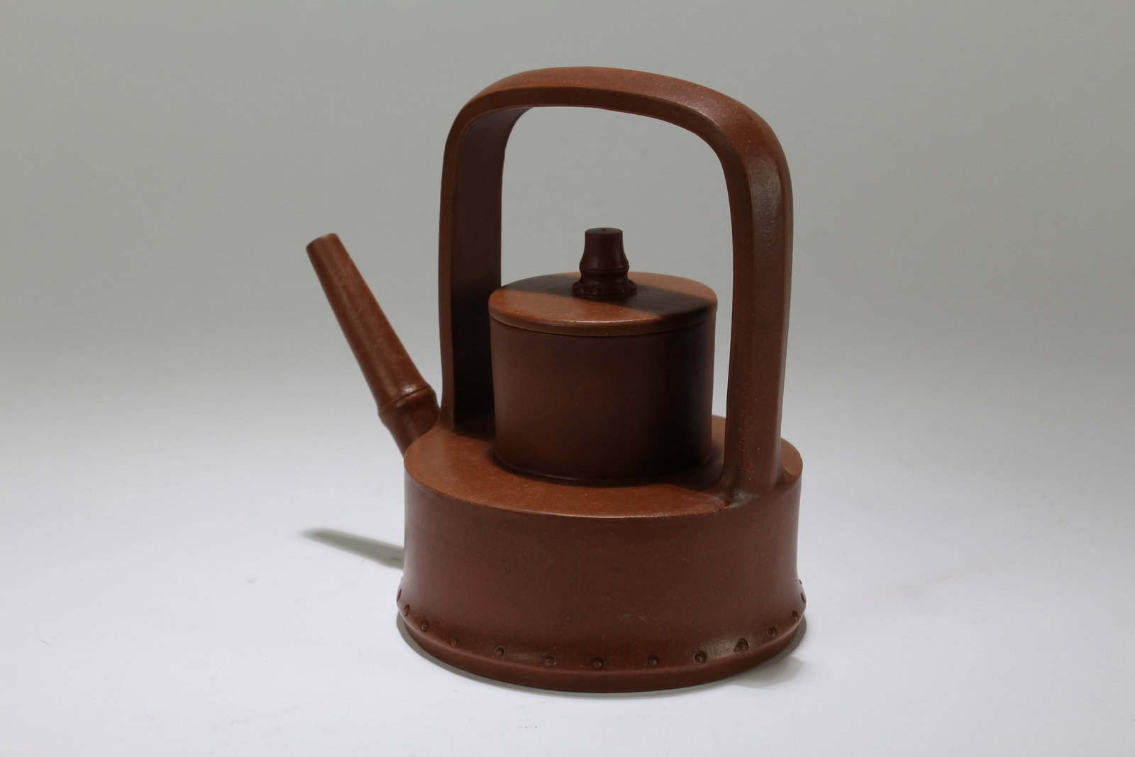 A Chinese High-handled Duo-layer Fortune Tea Pot - 4