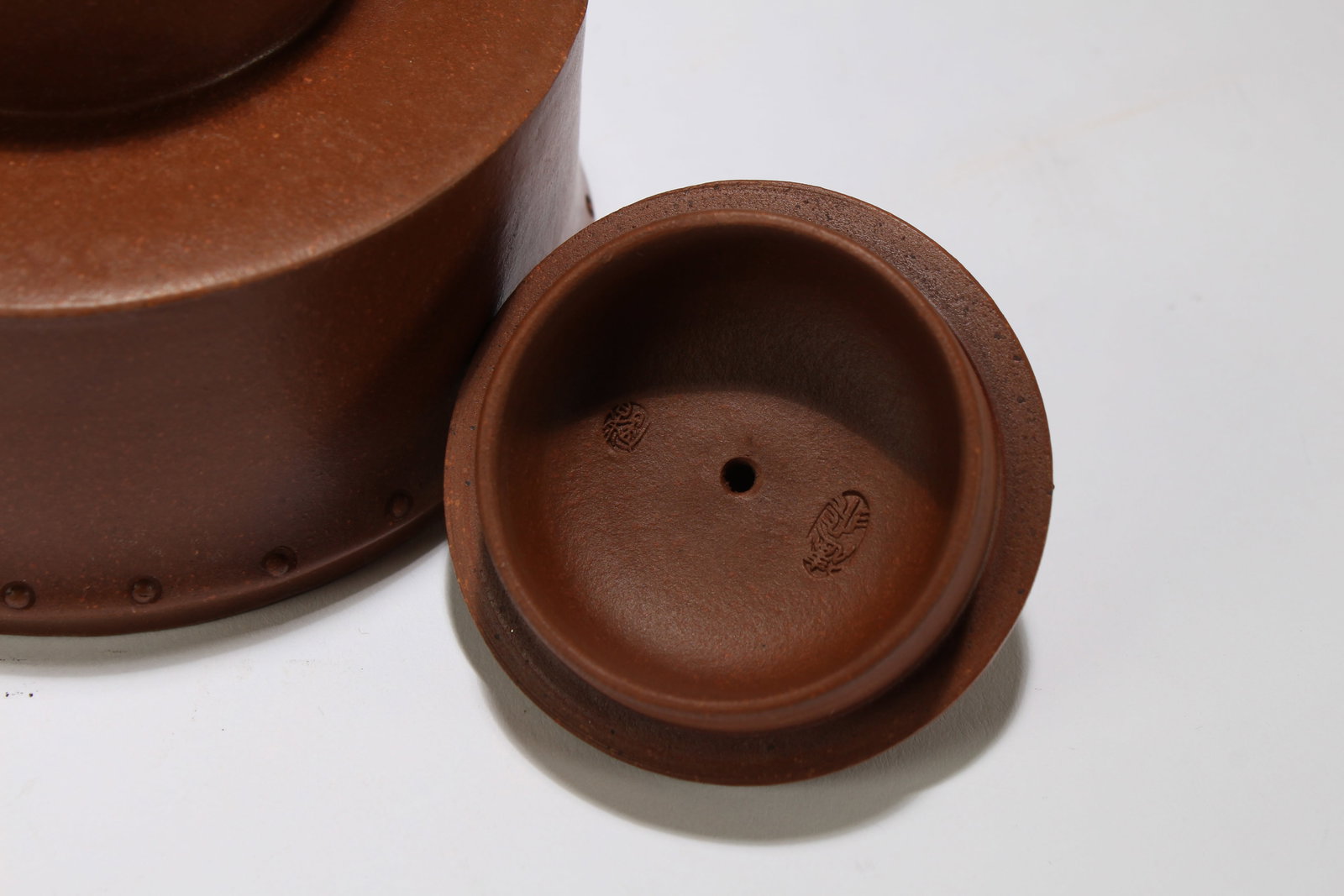 A Chinese High-handled Duo-layer Fortune Tea Pot - 6