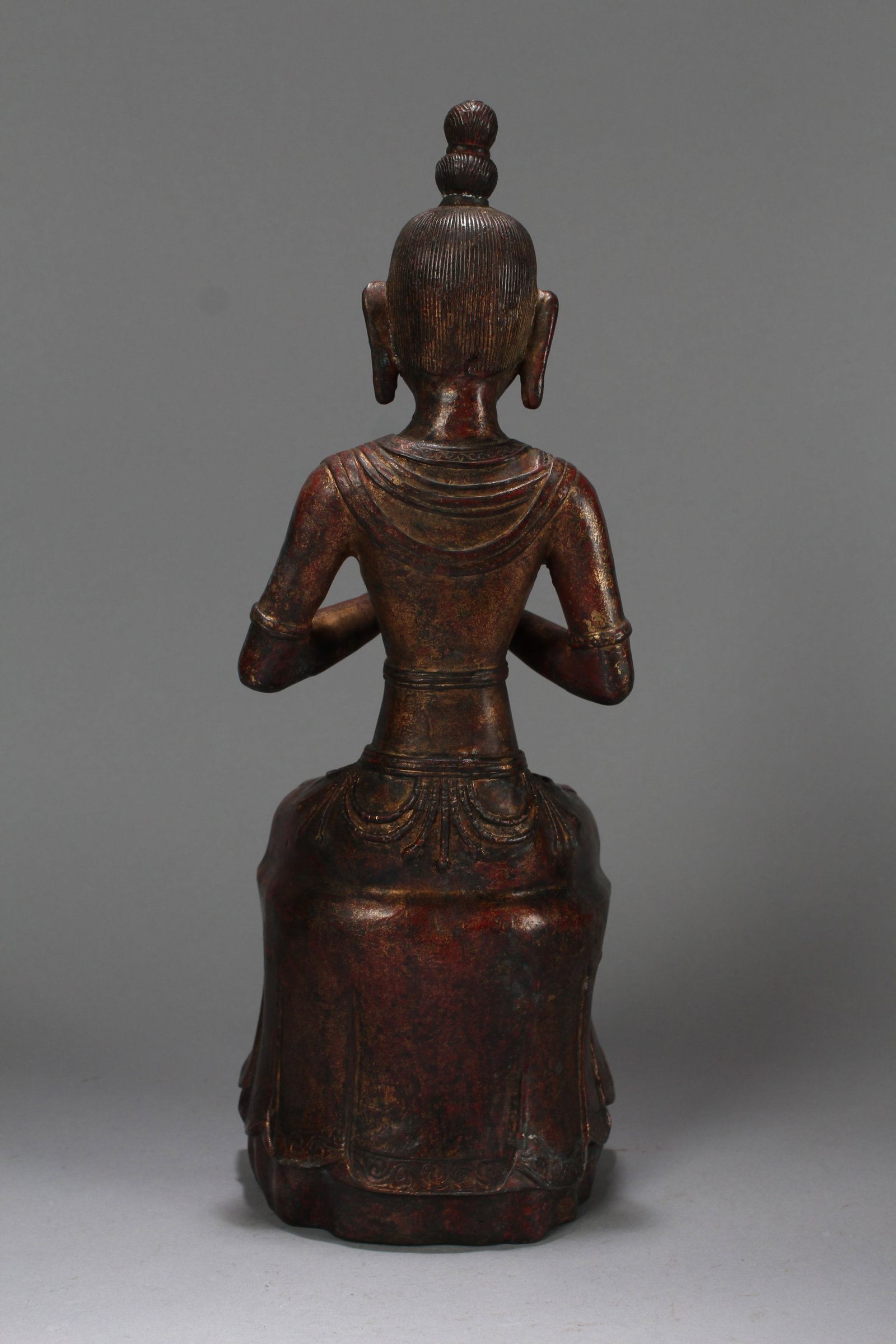 A Chinese Religious Fortune Buddha Statue - 3