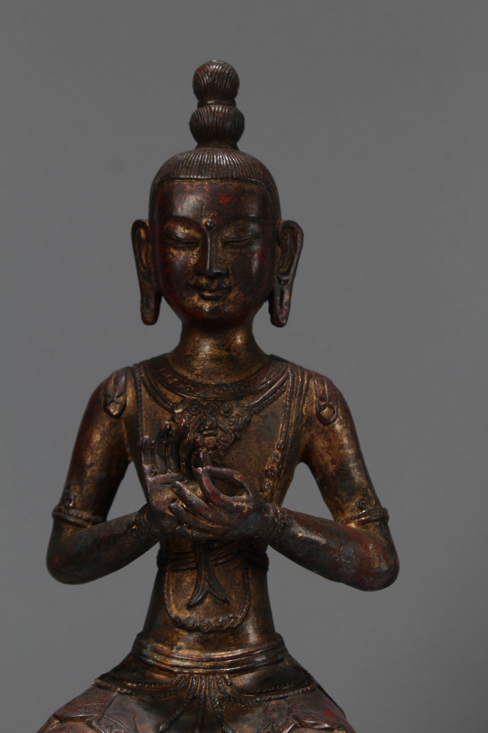 A Chinese Religious Fortune Buddha Statue - 5