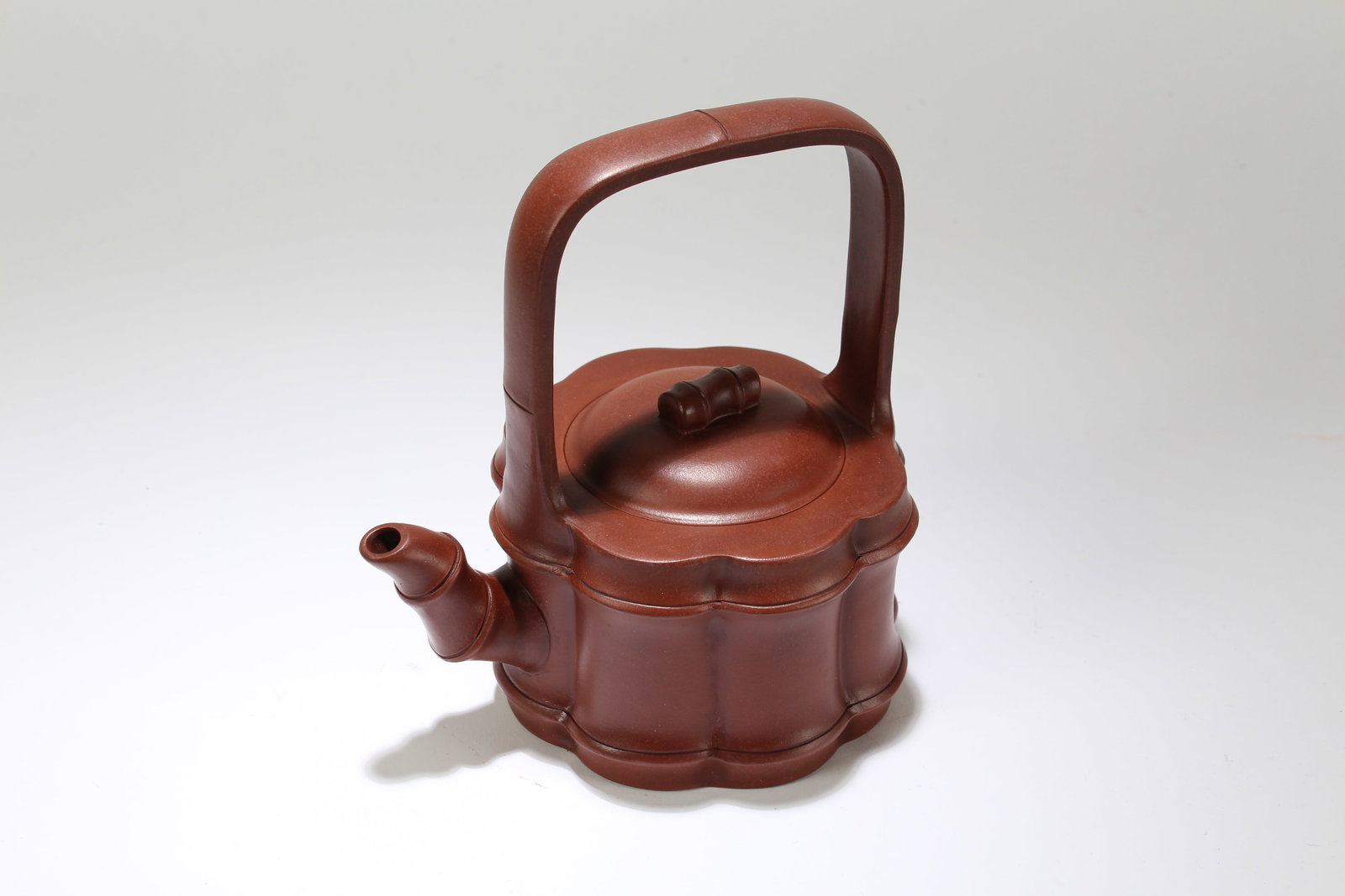 A Chinese High-handled Multi-layer Fortune Tea Pot - 4