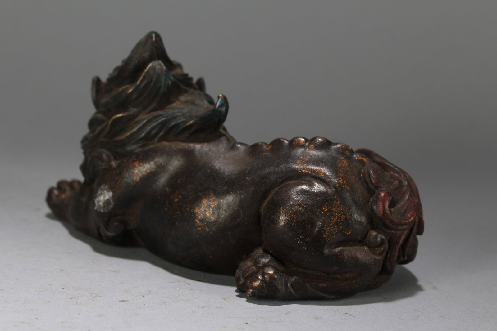 A Chinese Anicent-framing Massive Religious Fortune Statue - 3