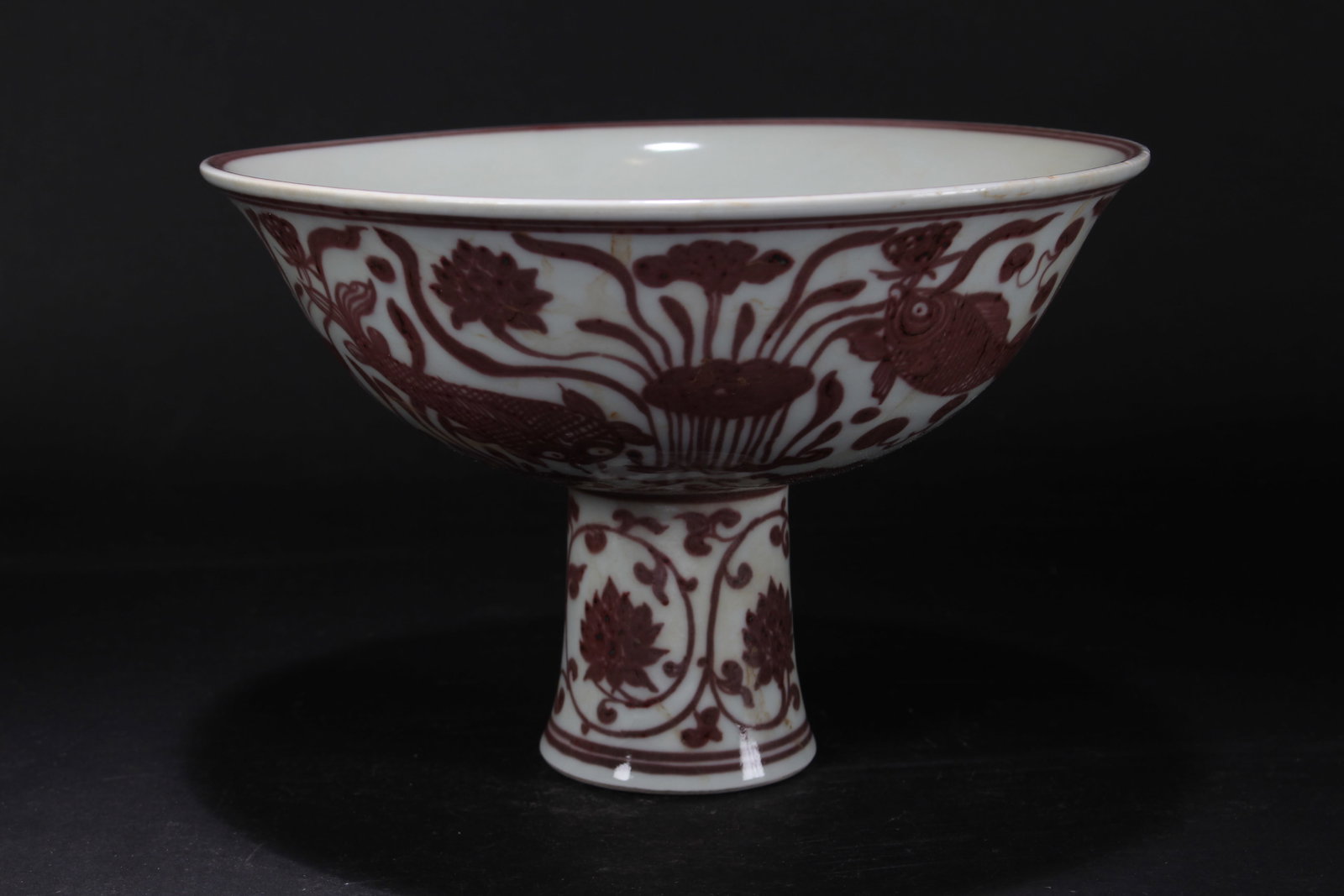 A Chinese Tall-end Porcelain Fortune Bowl: A Chinese Tall-end Porcelain Fortune Bowl. Height: 6.5 (inch). Opening Diameter: 9.5 (inch).