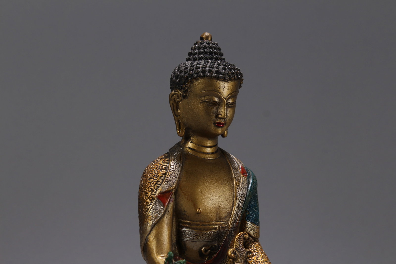 A Chinese Religious Fortune Buddha Statue (1 of 6)
