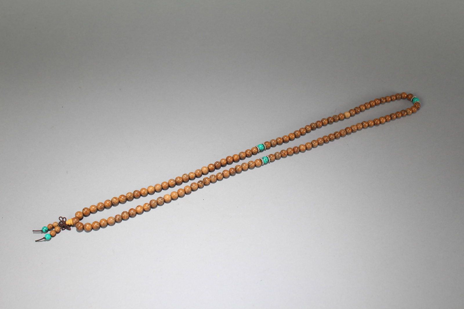 A Chinese Fortune Beaded Necklace - 4