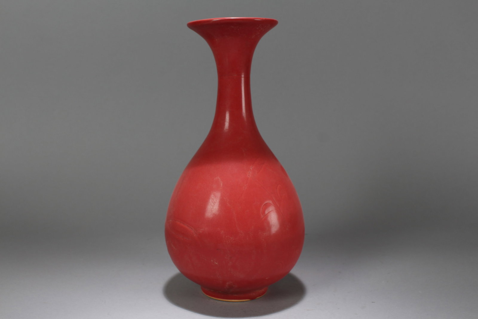 A Chinese Red-coding Religious Porcelain Fortune Vase - 2