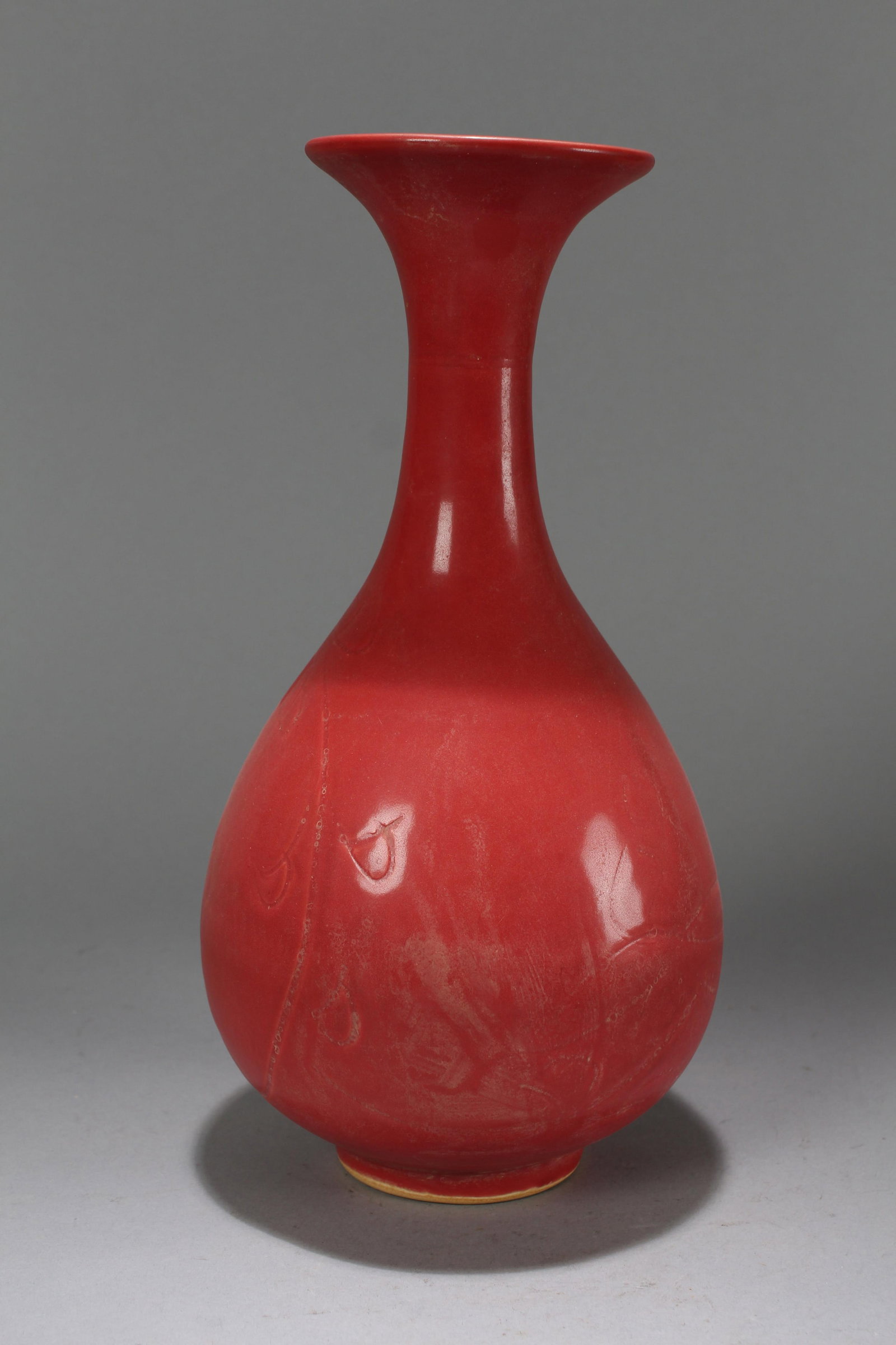 A Chinese Red-coding Religious Porcelain Fortune Vase - 3