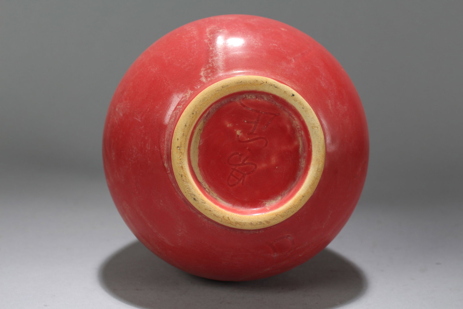A Chinese Red-coding Religious Porcelain Fortune Vase - 5