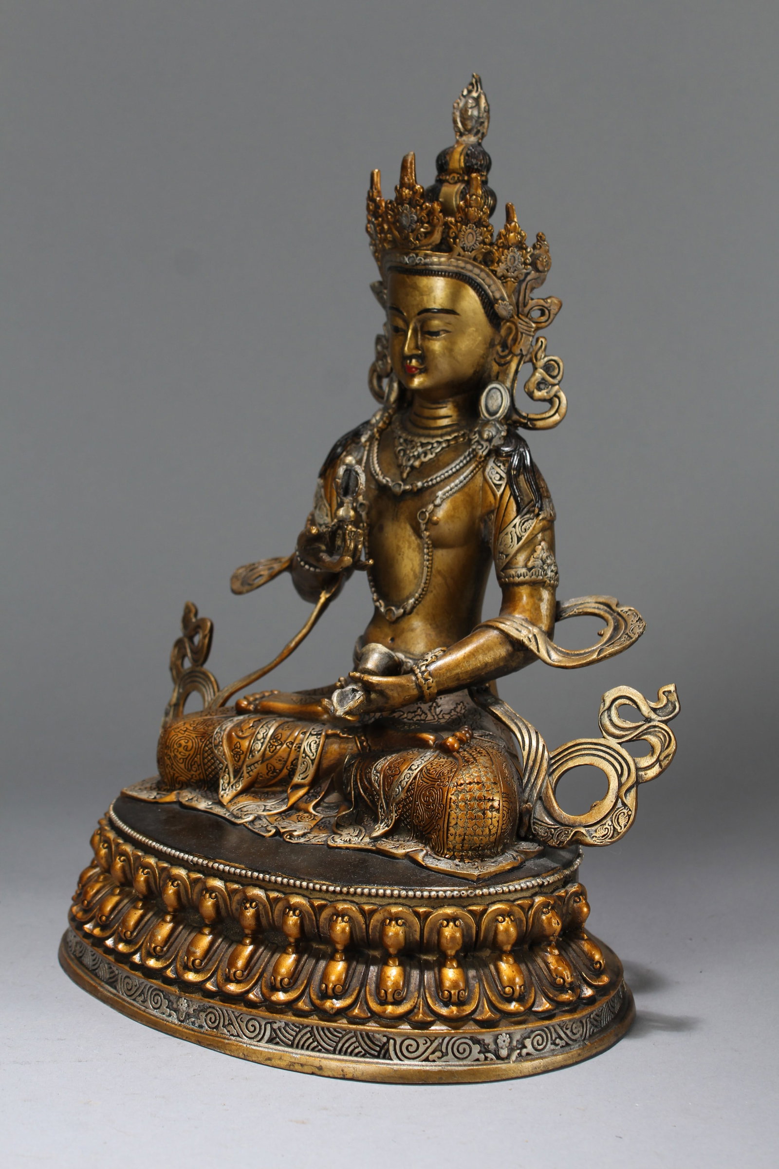 A Chinese Religious Fortune Buddha Statue - 5