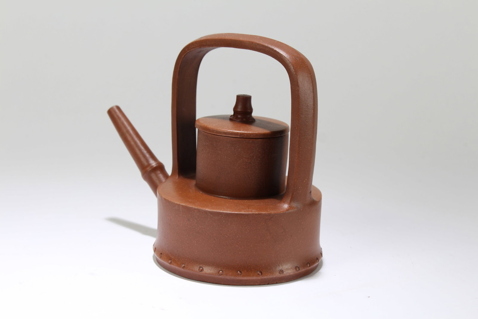 A Chinese High-handled Duo-layer Fortune Tea Pot - 3