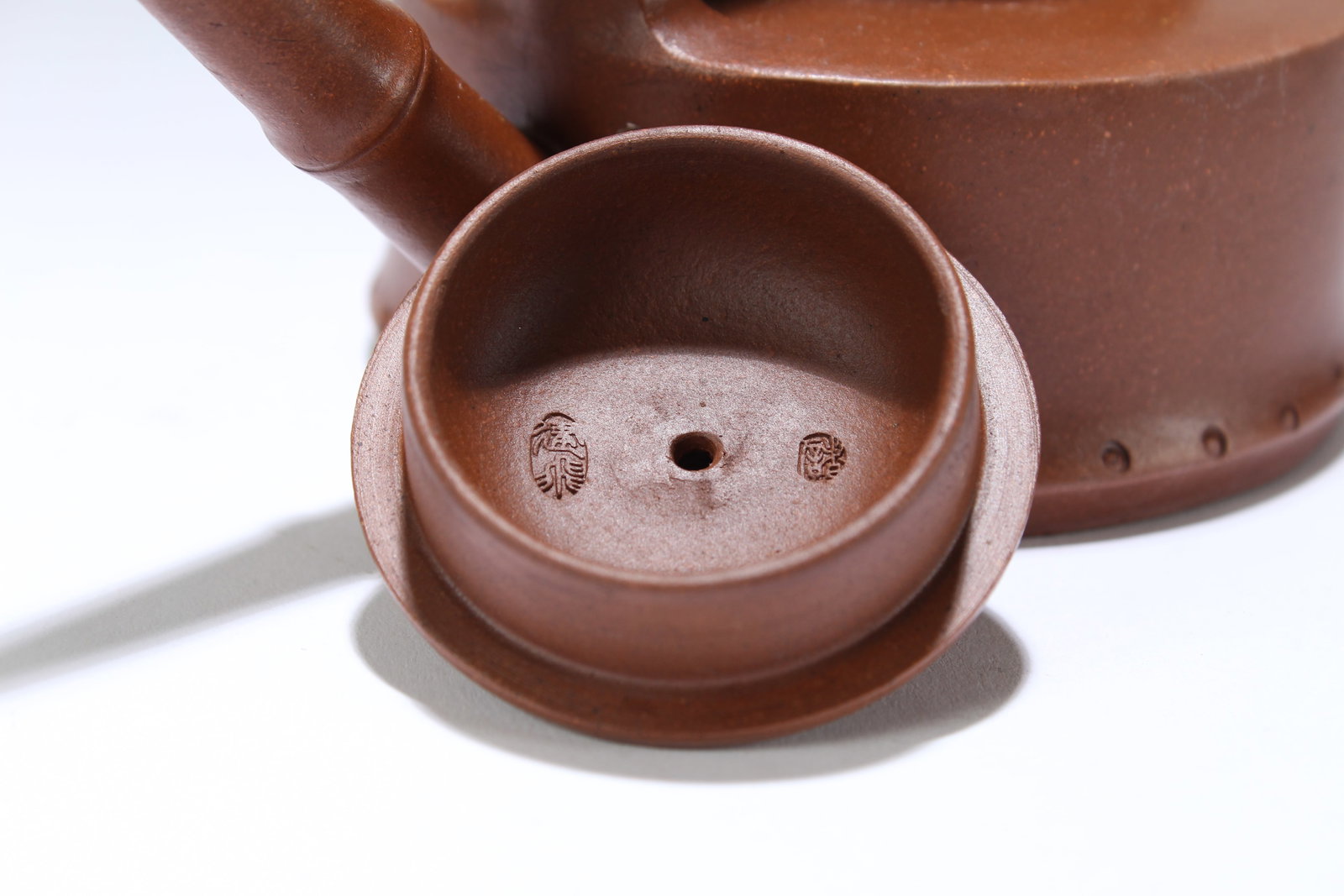 A Chinese High-handled Duo-layer Fortune Tea Pot - 4