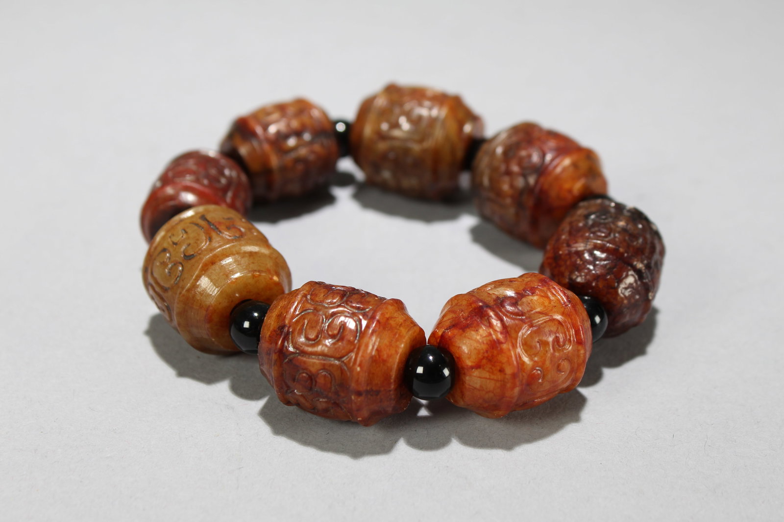 A Chinese Fortune Bracelet: A Chinese Fortune Bracelet. Length: 0.75 (inch). Opening Diameter: 0.75 (inch)