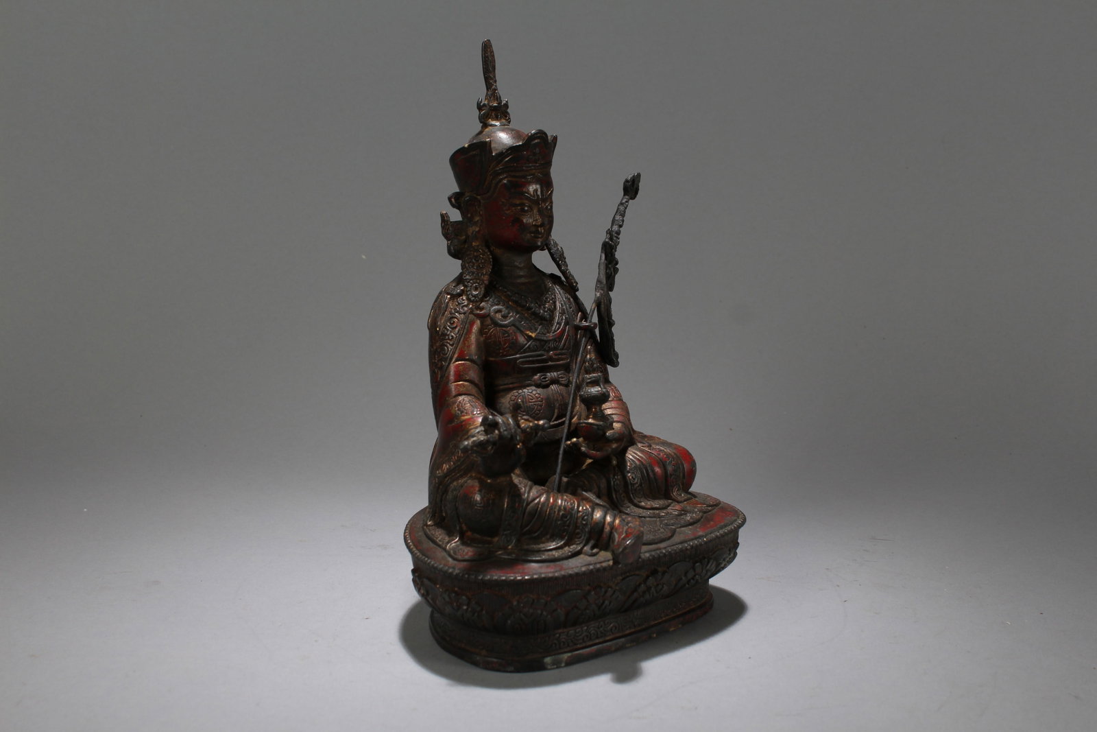 A Chinese Religious Fortune Buddha Statue - 2
