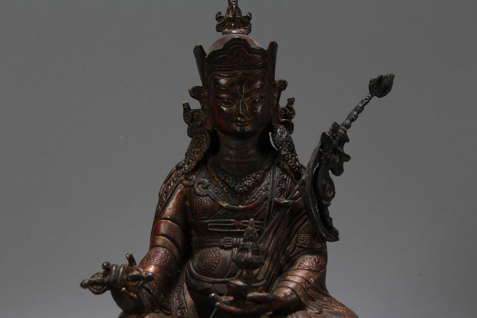 A Chinese Religious Fortune Buddha Statue - 3