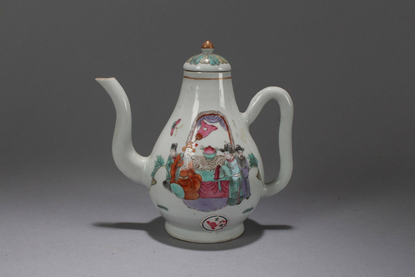 A Chinese Fortune Porcelain Ewer: A Chinese Fortune Porcelain Ewer. Height: 5.5 (inch). Width: 6 (inch)