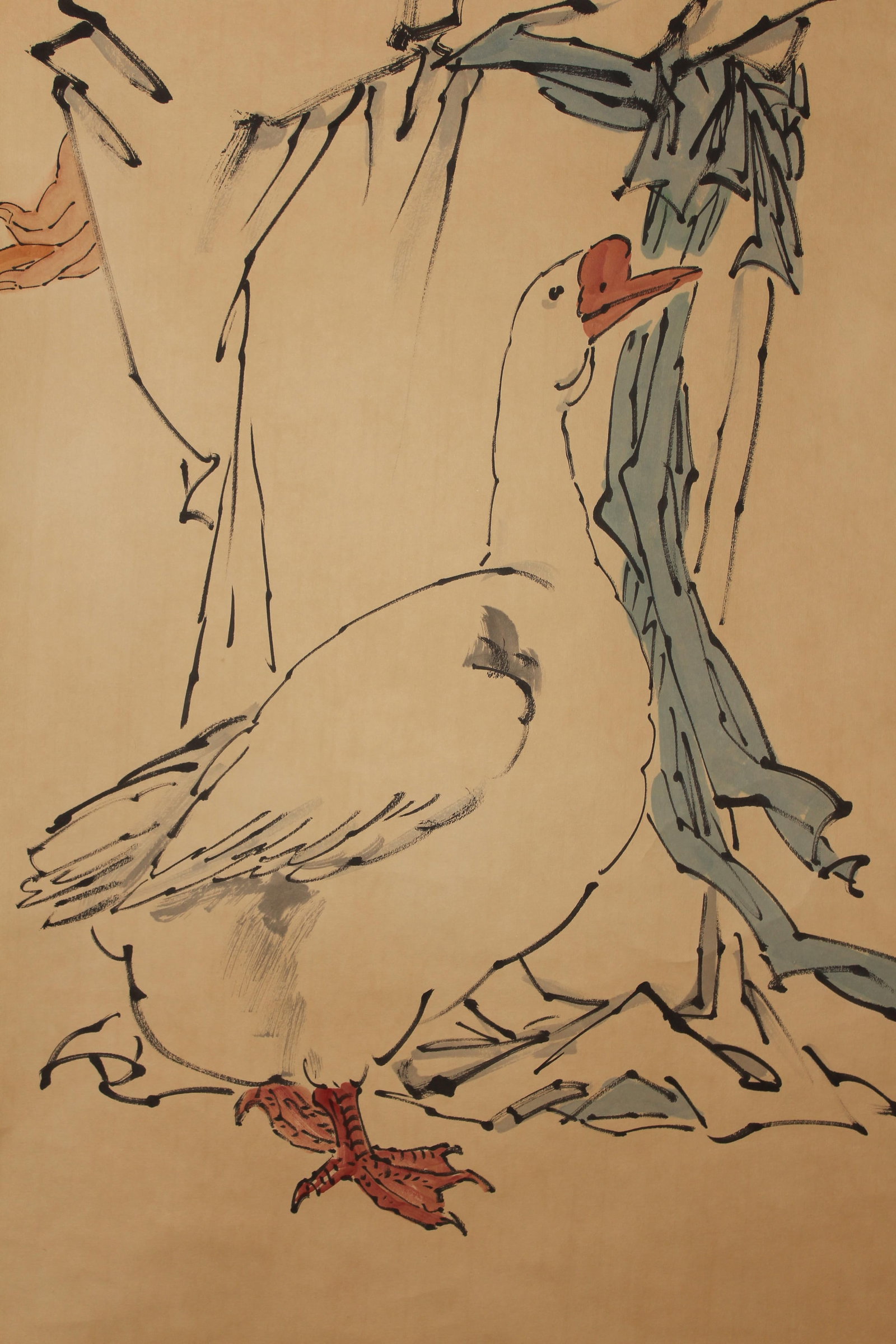 A Chinese Portrait Fortune Scroll - 2