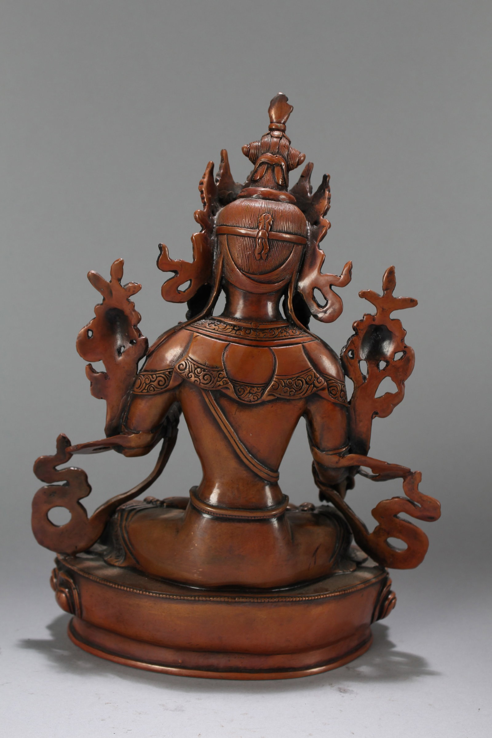 A Chinese Religious Fortune Buddha Statue - 2