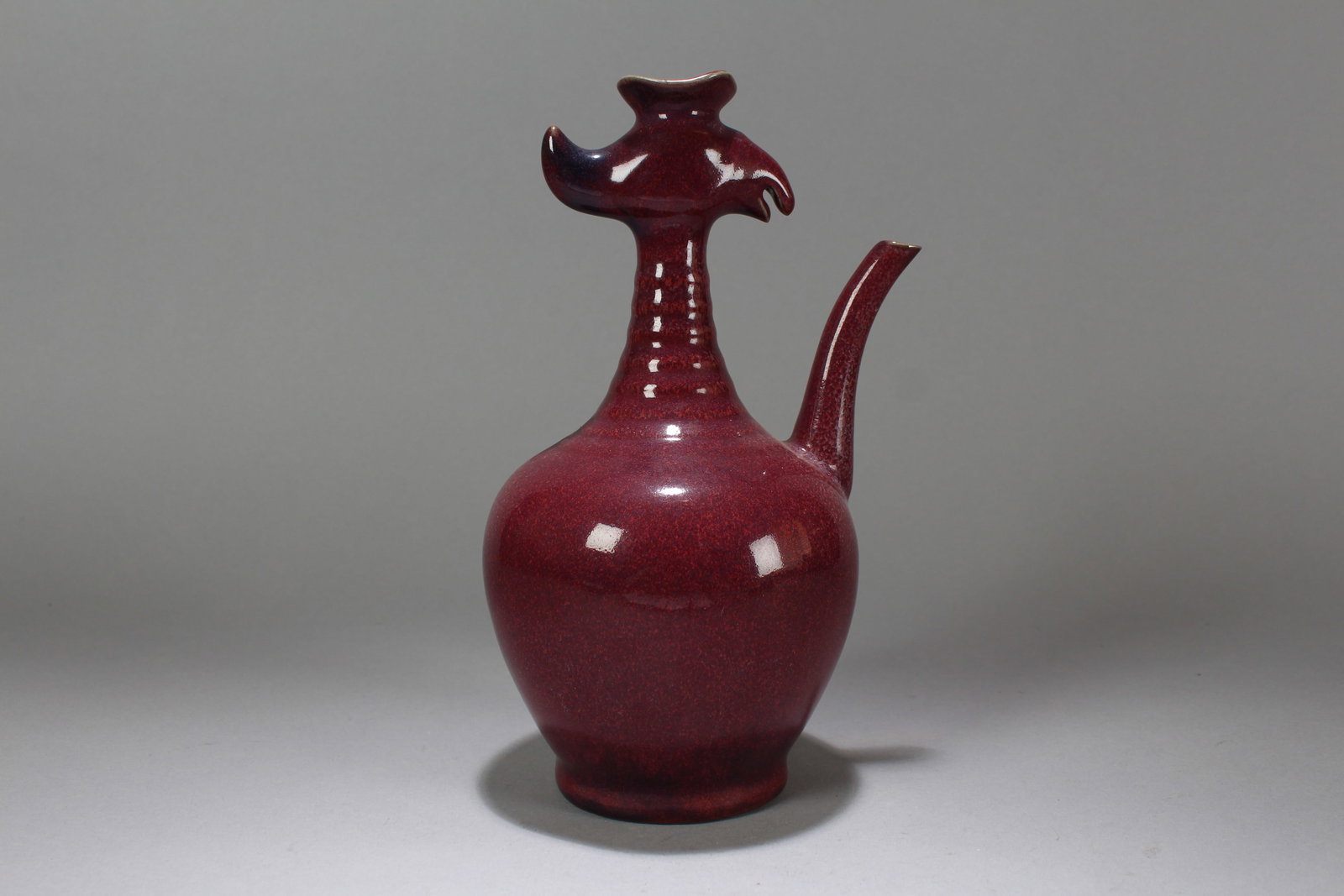 A Chinese Anicent-framing Myth-beast Porcelain Vase: A Chinese Anicent-framing Myth-beast Porcelain Vase. Height: 9 (inch). Width: 4.5 (inch).