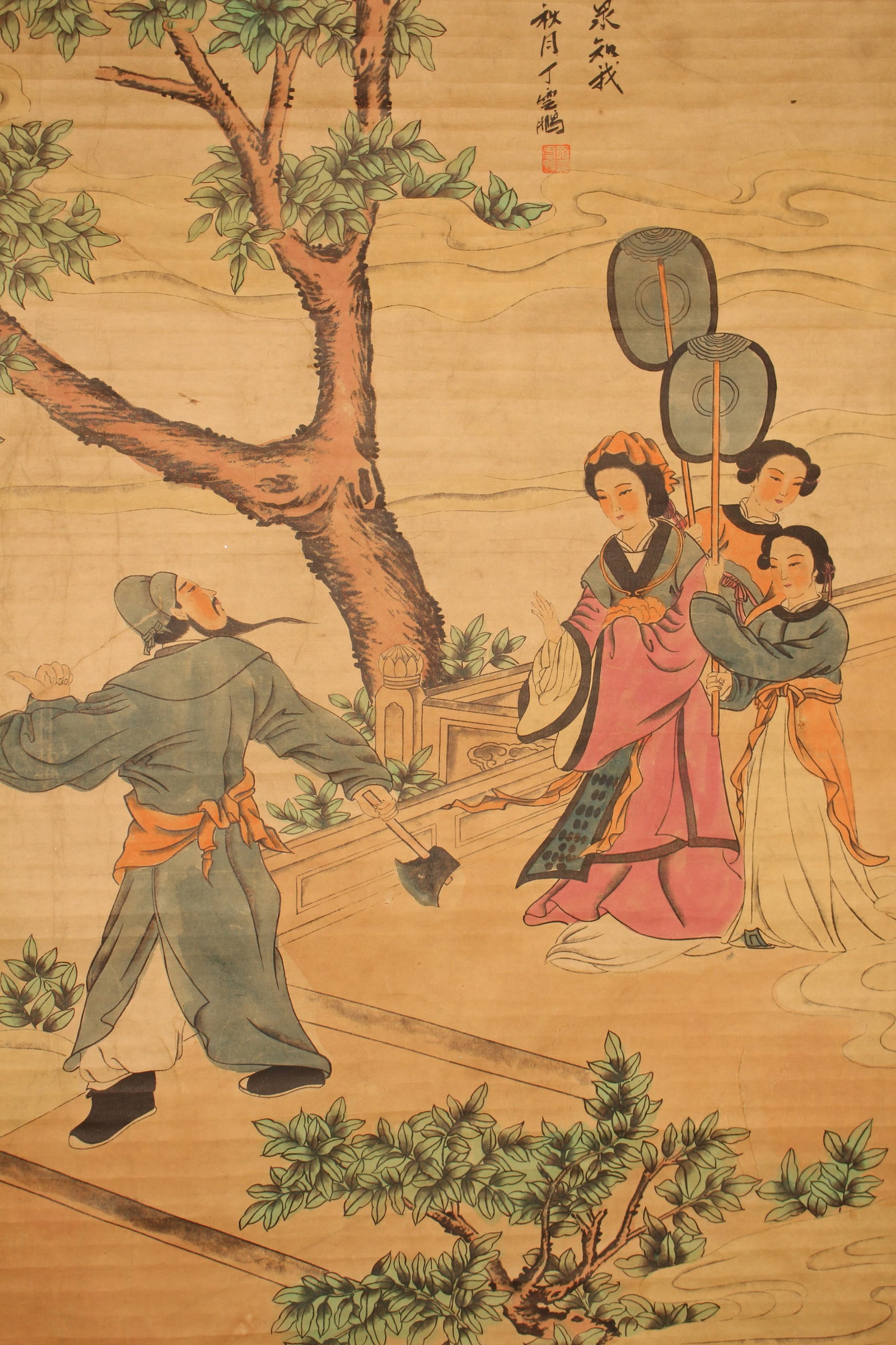 A Chinese Story-telling Fortune Scroll - 4