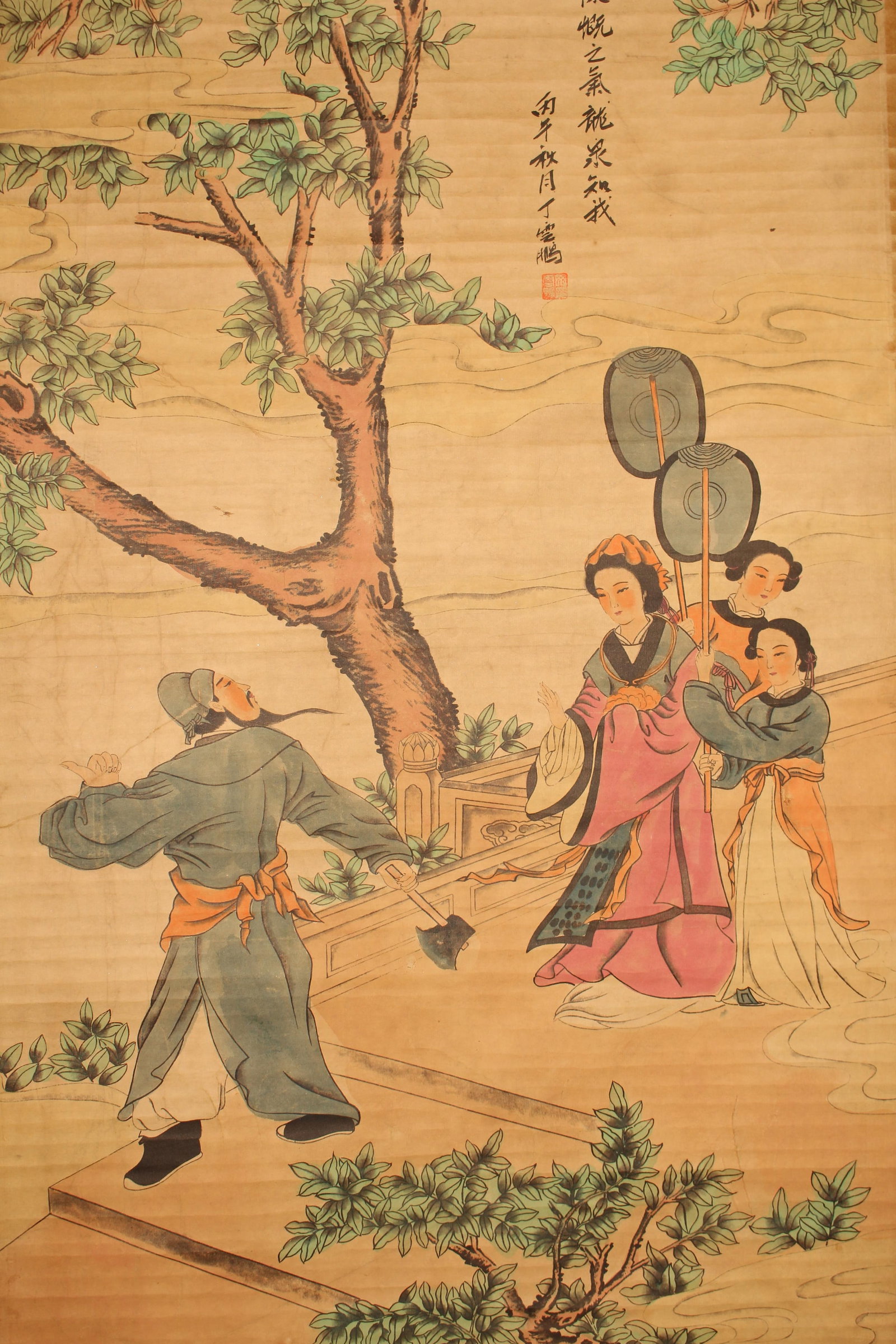 A Chinese Story-telling Fortune Scroll - 5