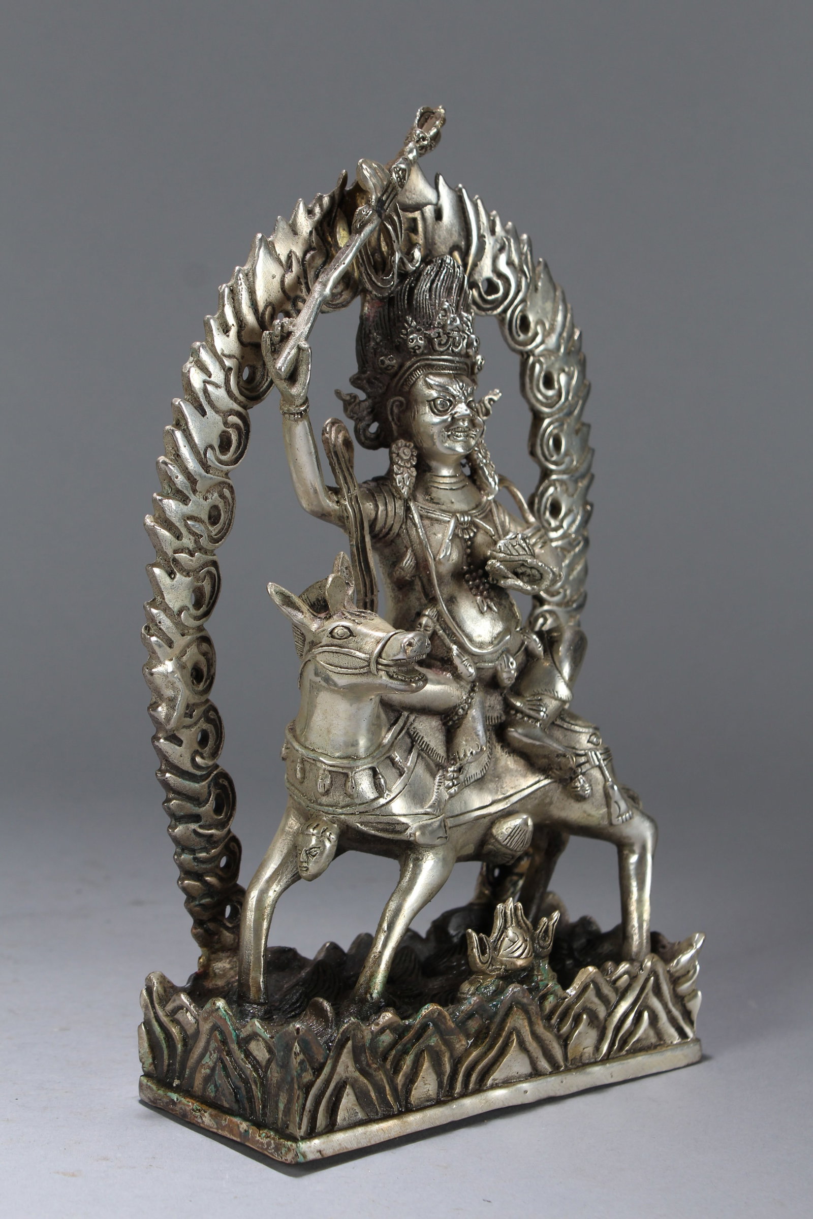 A Chinese Religious Fortune Buddha Statue - 2
