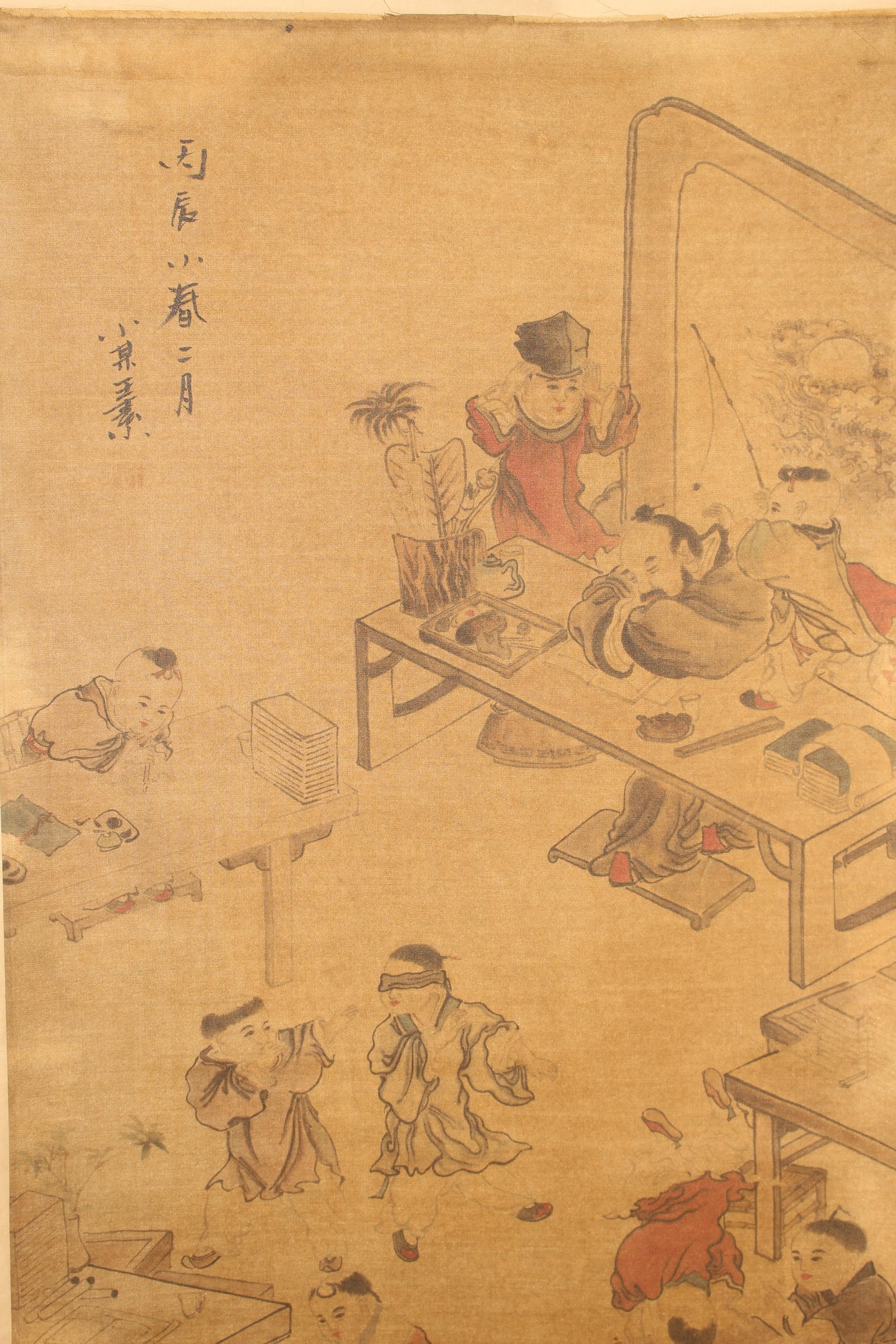 A Chinese Story-telling Fortune Scroll - 2