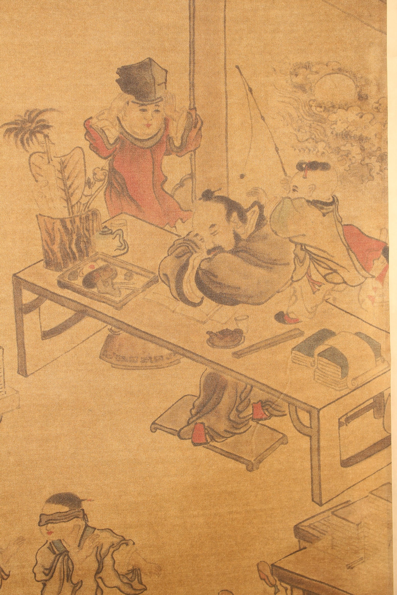 A Chinese Story-telling Fortune Scroll - 5