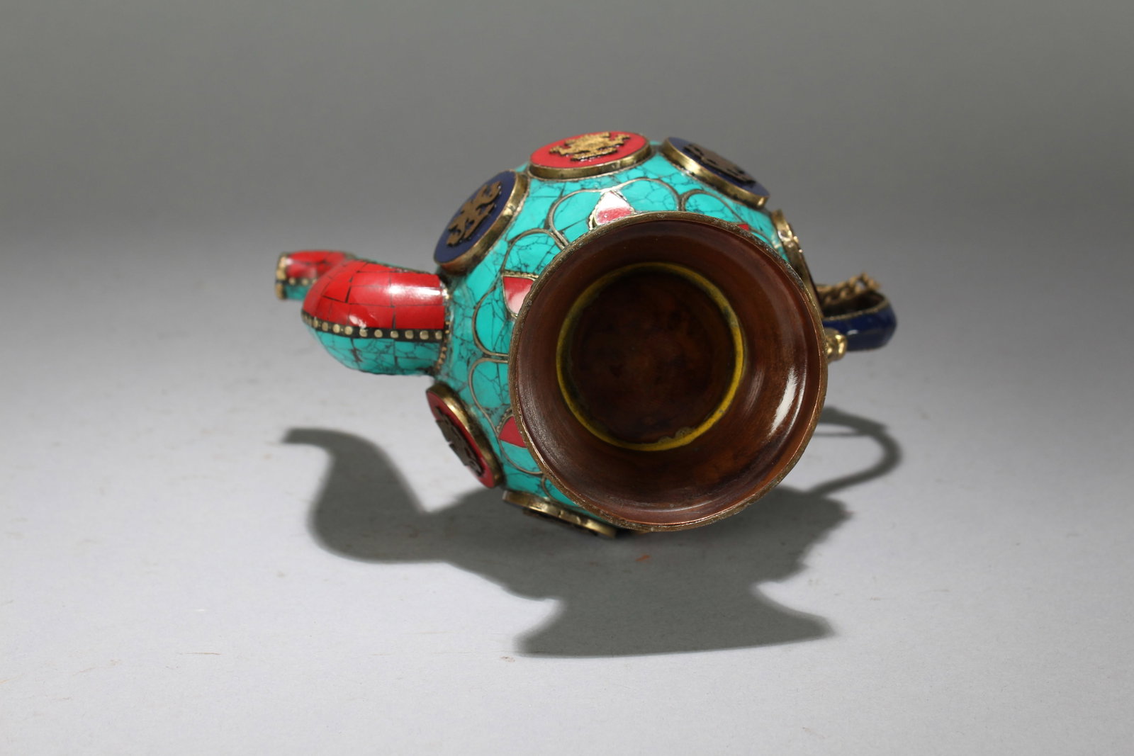A Chinese Lidded Anicent-framing Fortune Ewer - 6