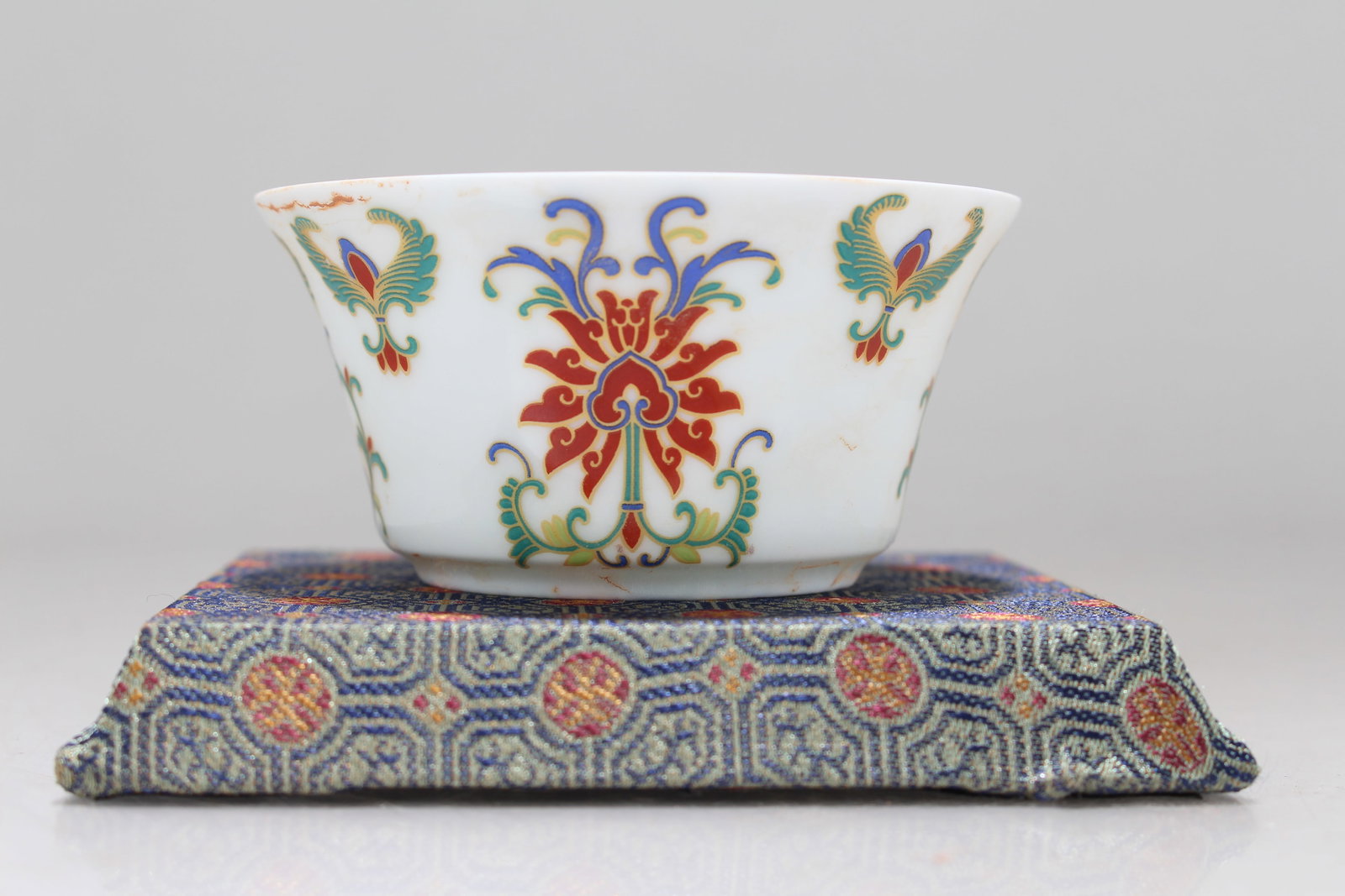 Collection of Chinese Ancient-framing Porcelain Fortune Cup: Collection of Chinese Ancient-framing Porcelain Fortune Cup . Height: 1.5 (inch). Opening Diameter: 3.25 (inch).