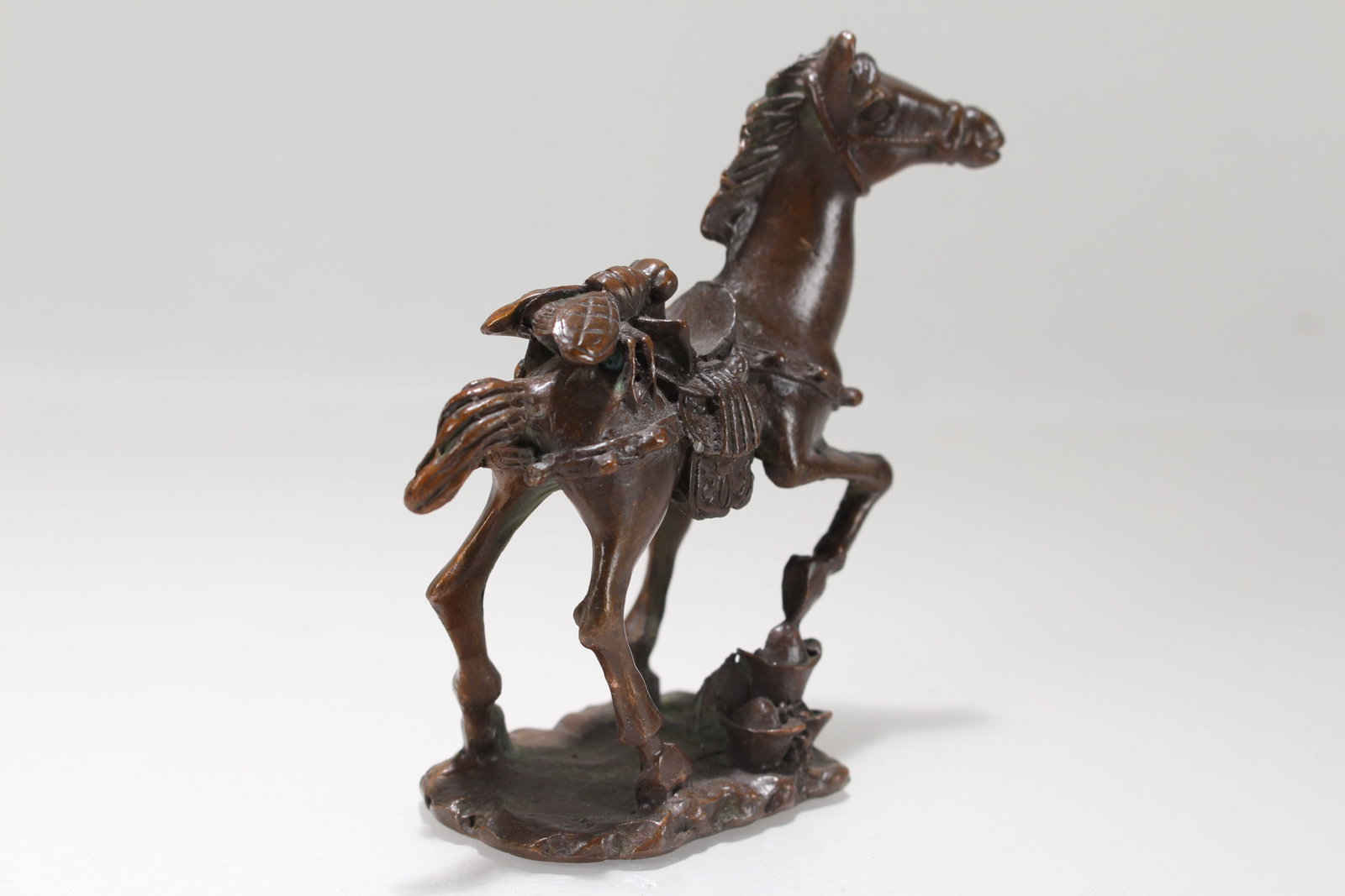 A Chinese Fortune Horse Statue - 2