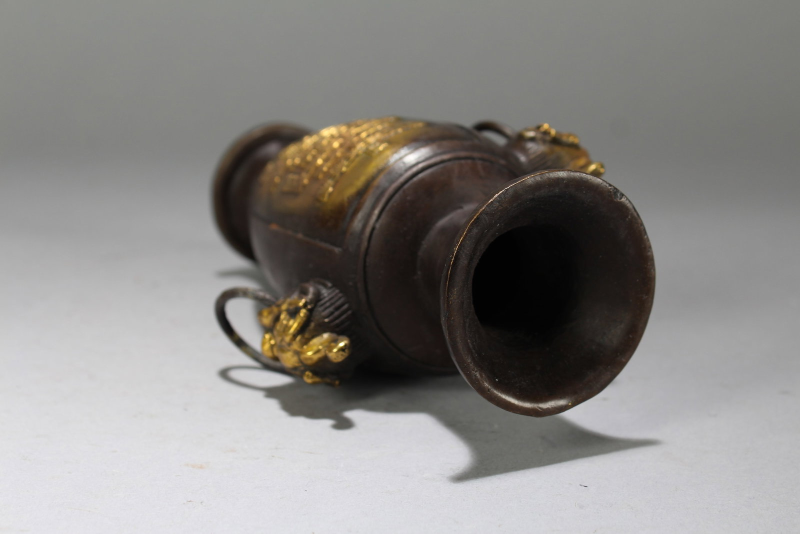 A Chinese Longlife-fortune Duo-handle Fortune Vase - 4