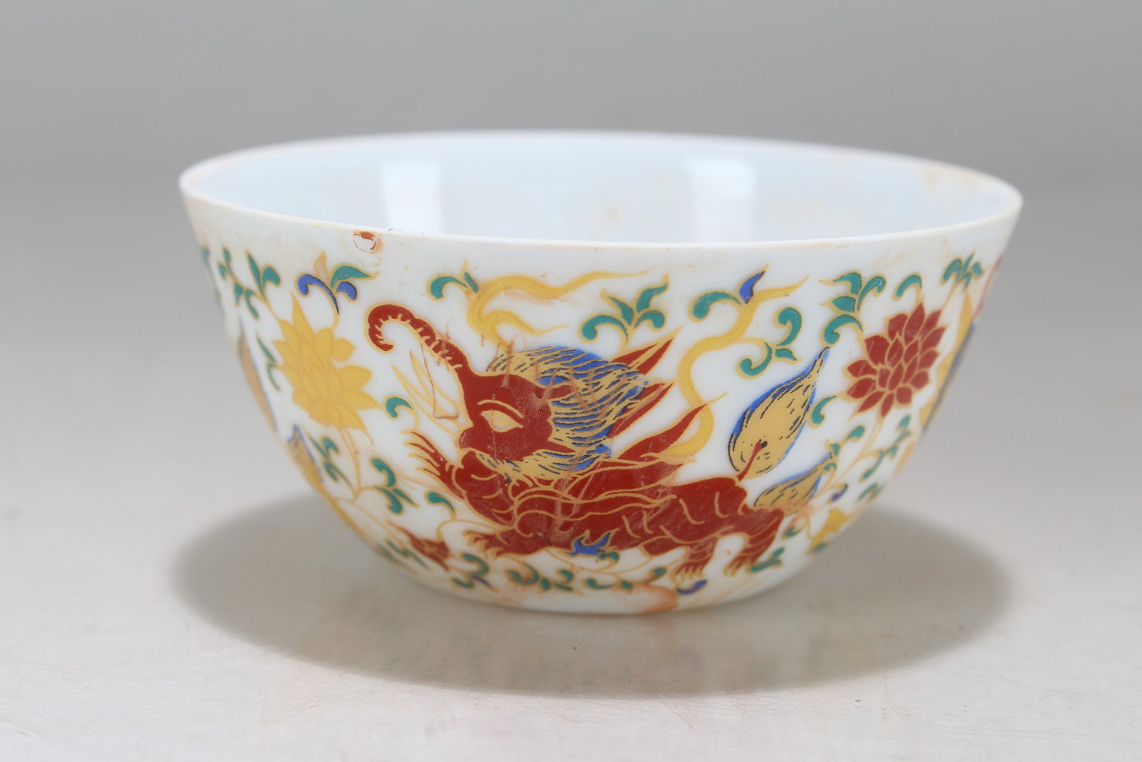 Collection of Chinese Ancient-framing Porcelain Fortune Cup: Collection of Chinese Ancient-framing Porcelain Fortune Cup . Height: 1.5 (inch). Opening Diameter: 3 (inch).