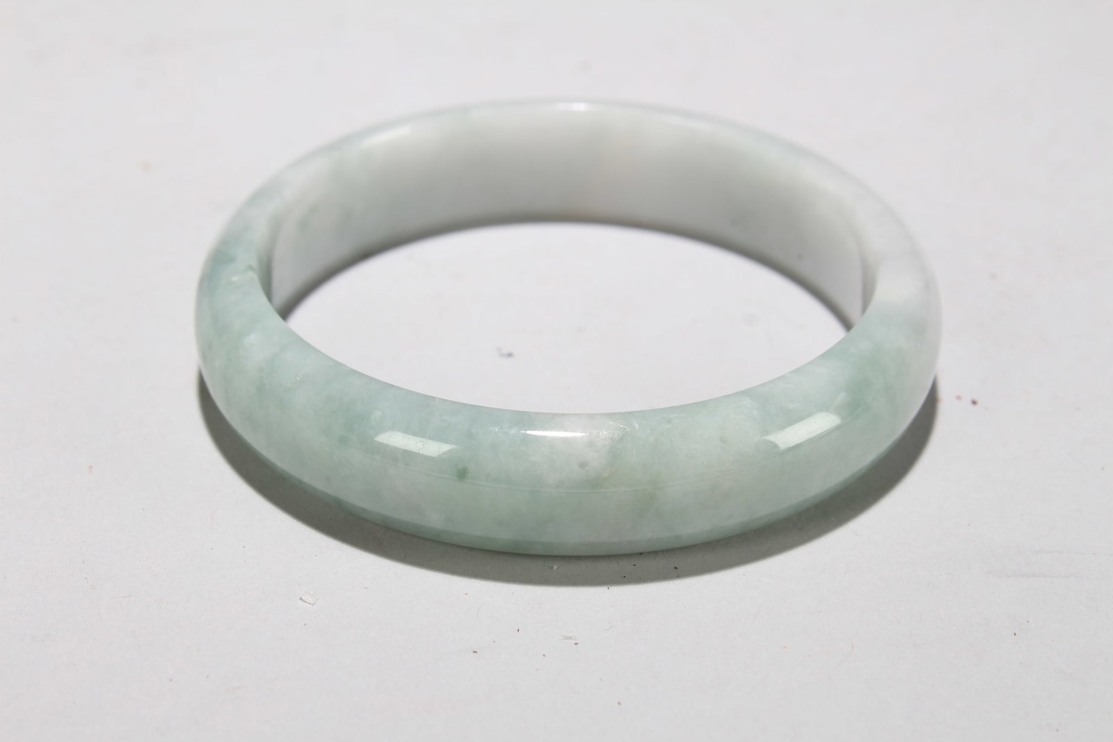 Chinese Jade Bangle: Chinese Jade Bangle. Width: 2.75 (inch).
