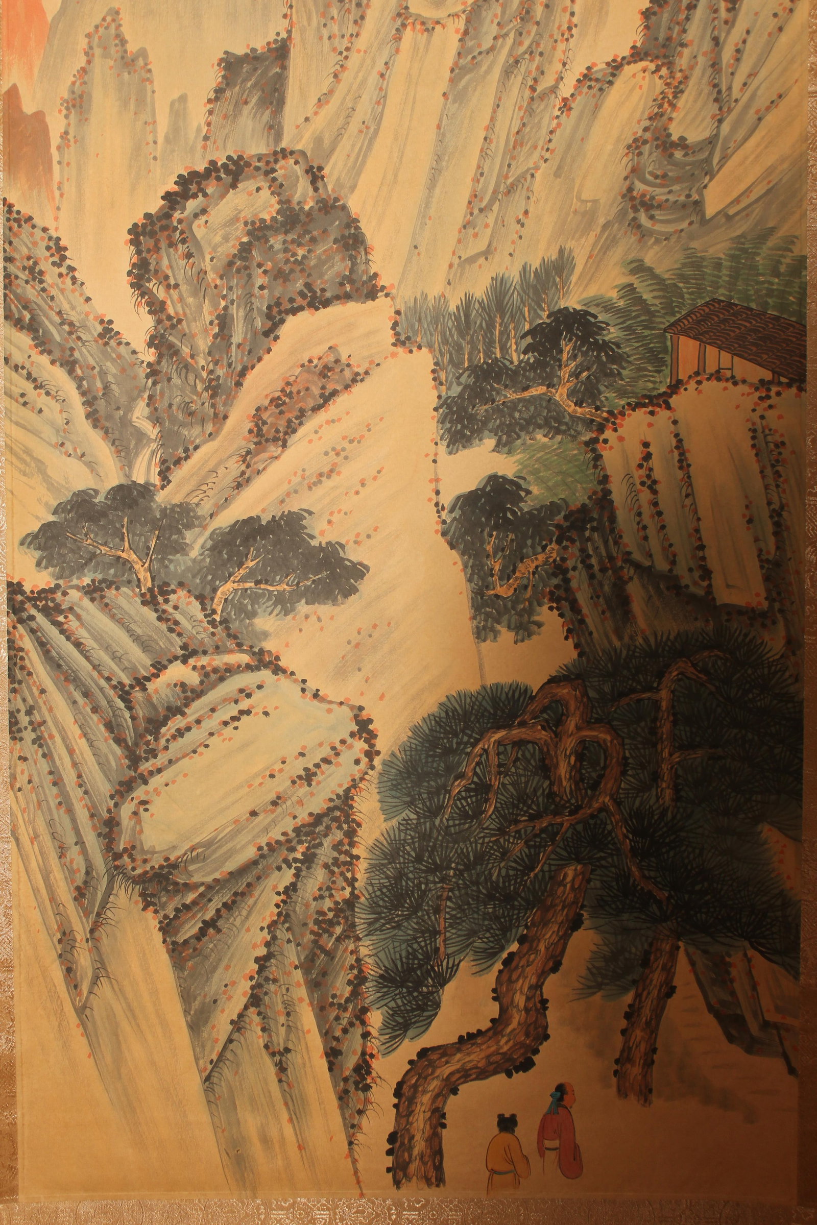 A Chinese Abstract-style Mountain-view Fortune Scroll - 3