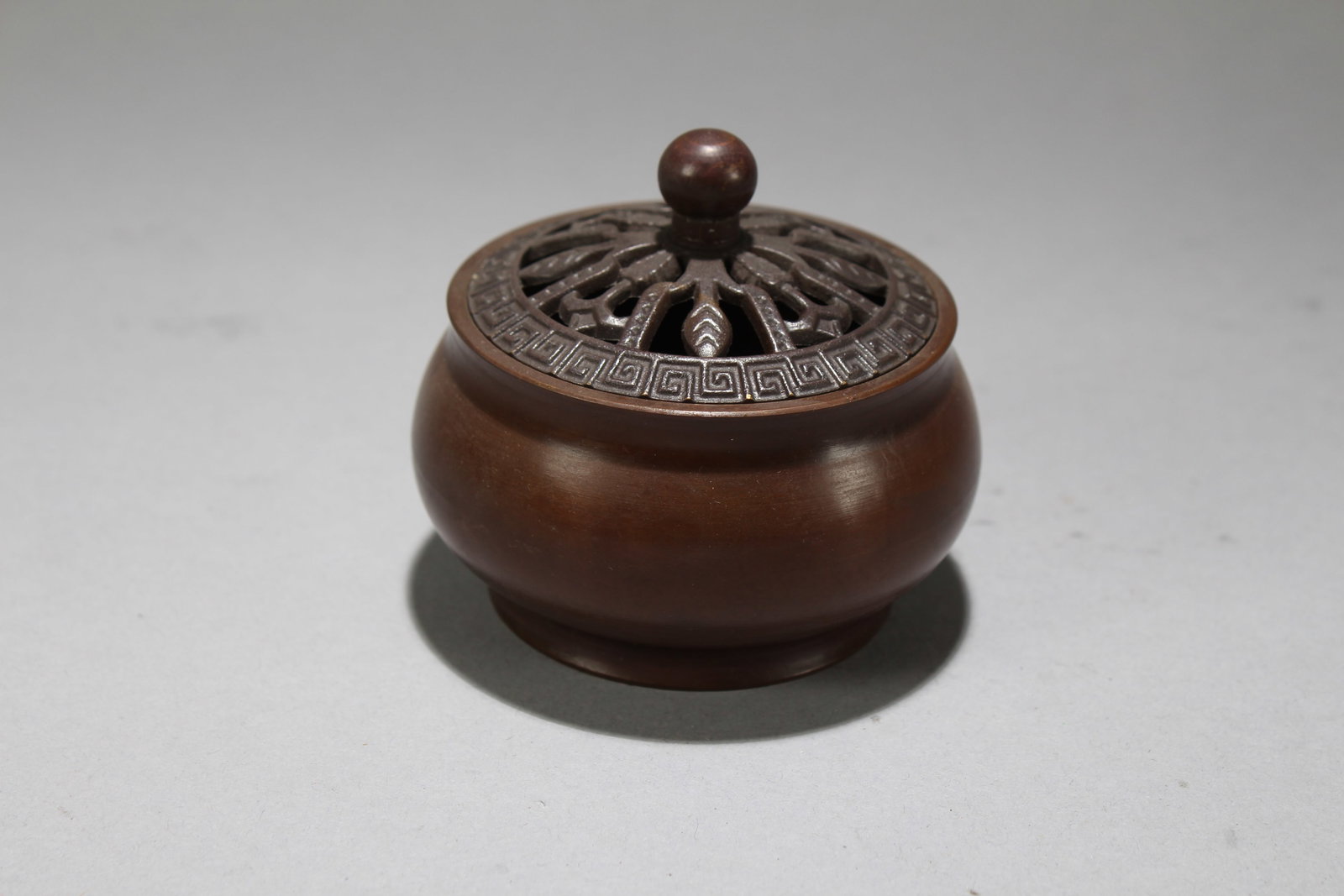 A Chinese Lidded Fortune Censer: A Chinese Lidded Fortune Censer . Height: 2.75 (inch). Opening Diameter: 3 (inch).