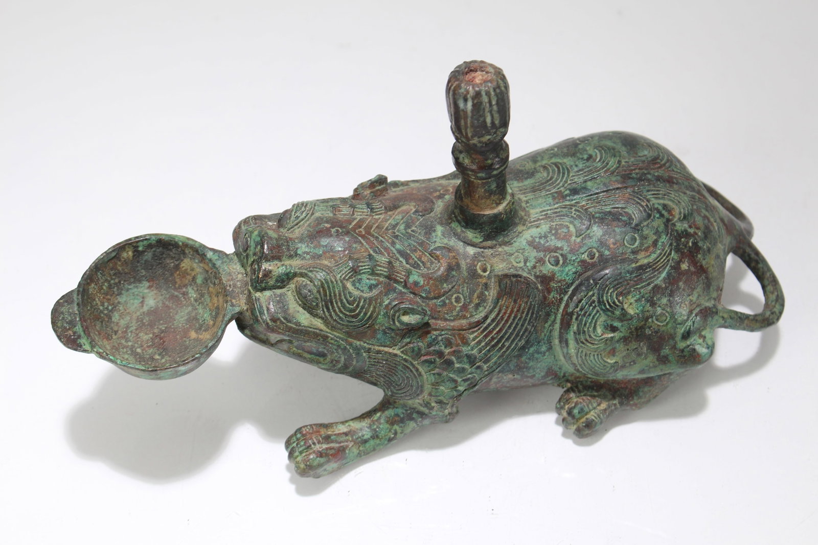 A Chinese Anicent-framing Bronze Vessel - 2