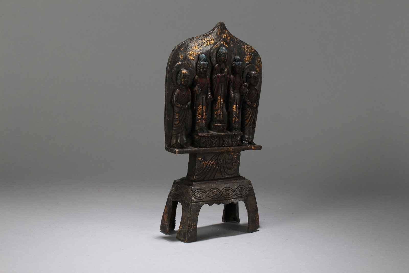 A Chinese Religious Fortune Buddha Statue - 2