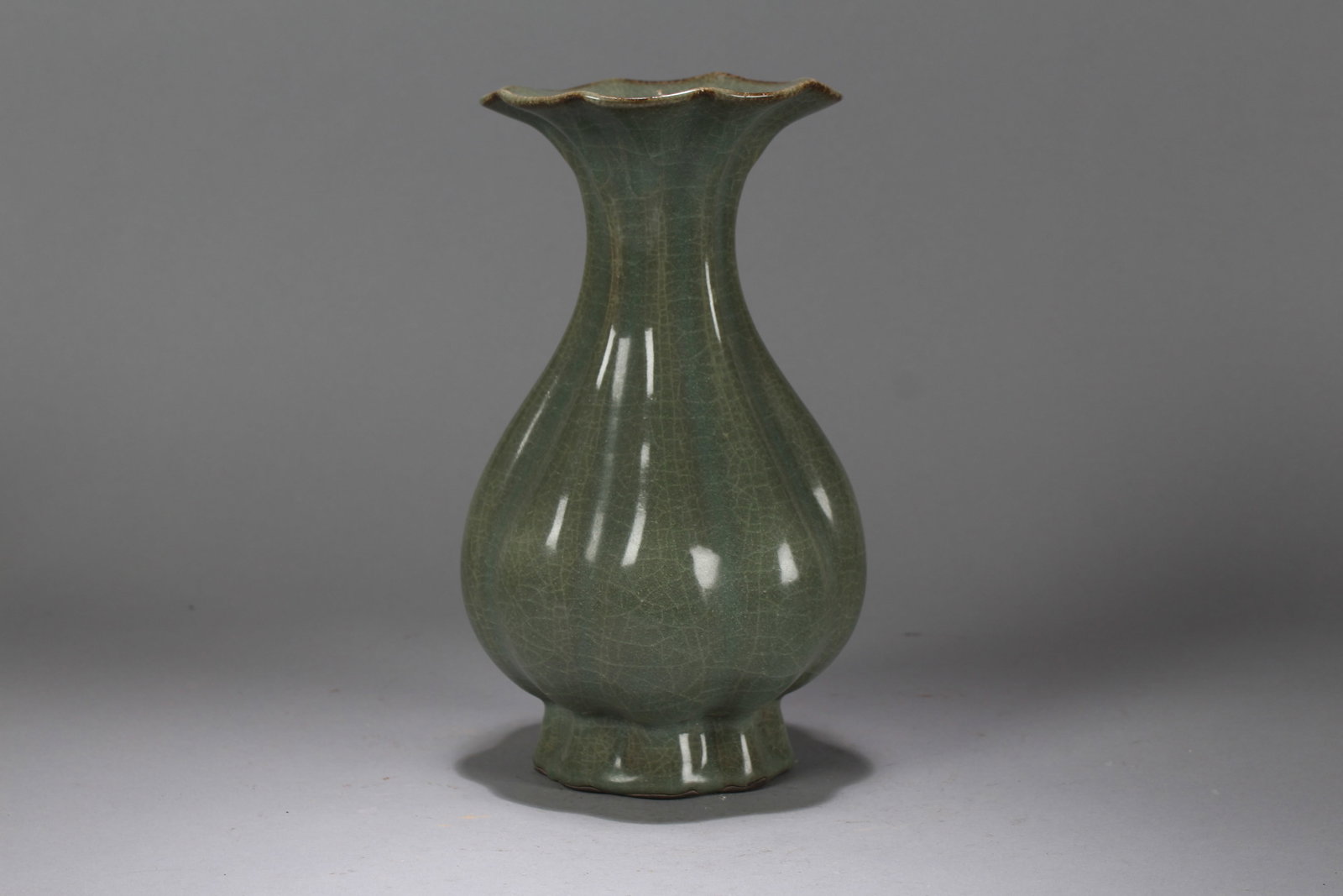 A Chinese Religious Porcelain Fortune Vase: A Chinese Religious Porcelain Fortune Vase. Height: 9.5 (inch). Width: 5 (inch).