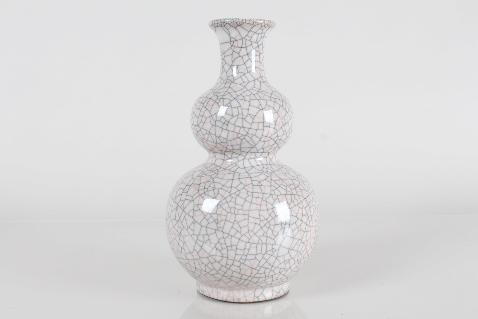 A Chinese Calabash-fortune Porcelain Vase: A Chinese Calabash-fortune Porcelain Vase . Height: 8.25 (inch).
