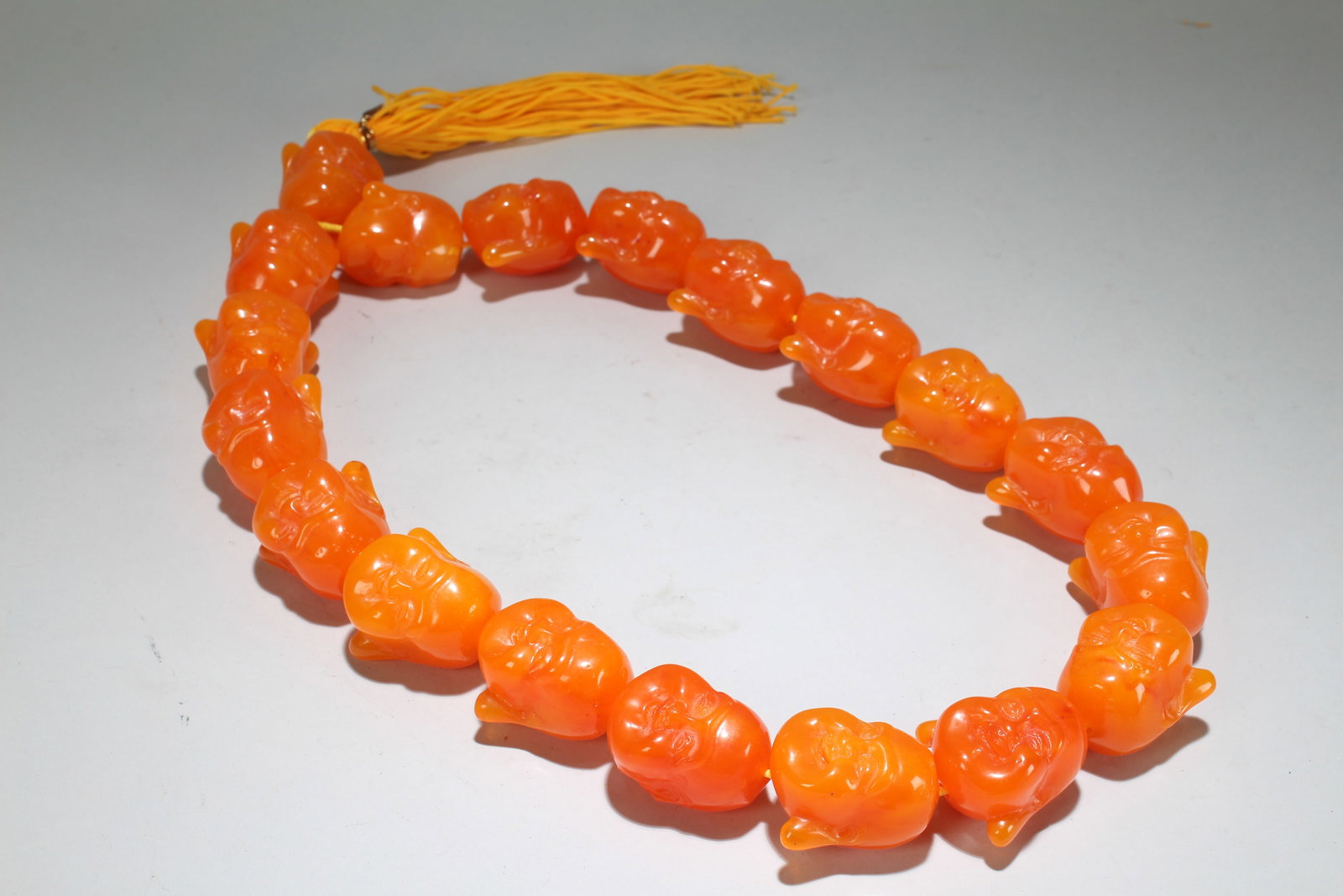A Chinese Necklace: A Chinese Necklace . Opening Diameter: 1.5 (inch).