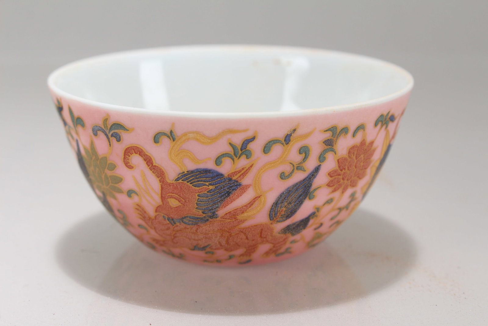 A Chinese Ancient-framing Pink-coding Porcelain Fortune Cup - 3
