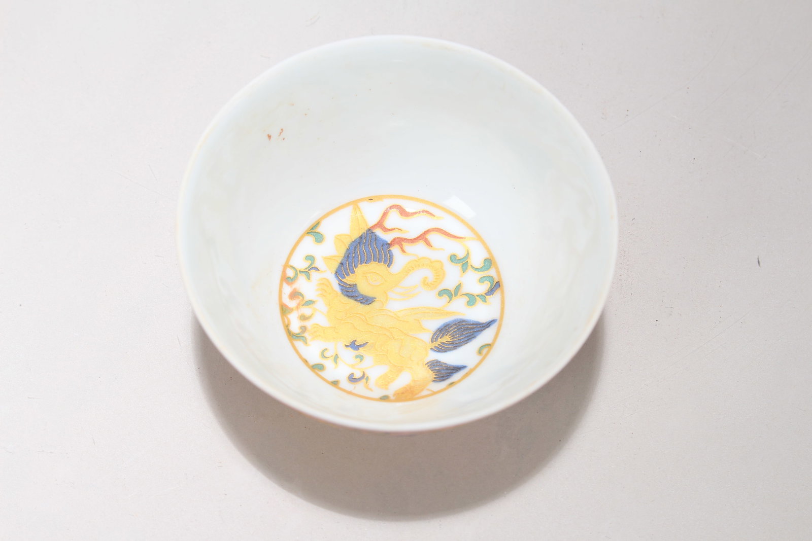 A Chinese Ancient-framing Pink-coding Porcelain Fortune Cup - 6