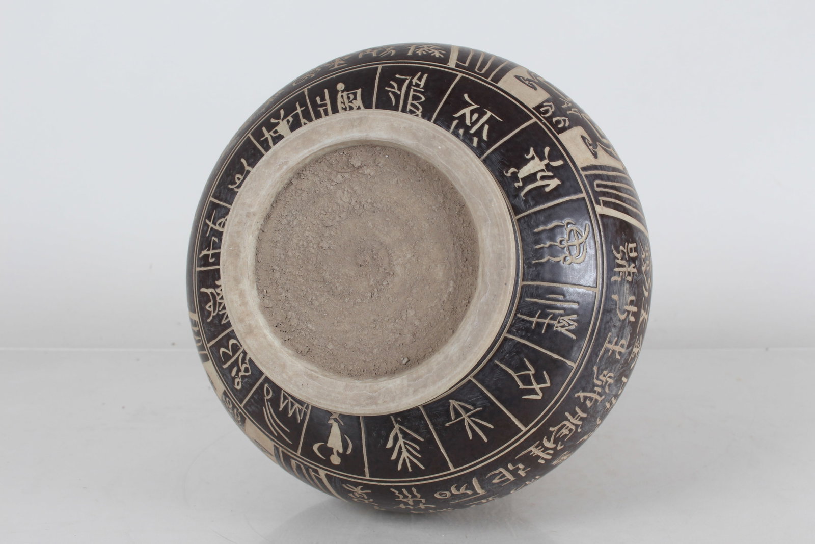 A Chinese Ancient-framing Black-coding Porcelain Fortune Vase - 6