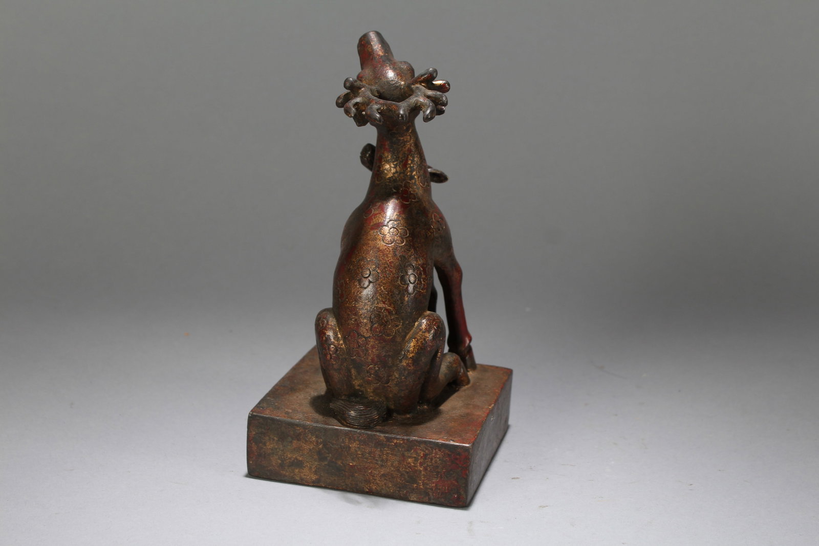 A Chinese Fortune Deer-portrait Statue - 3