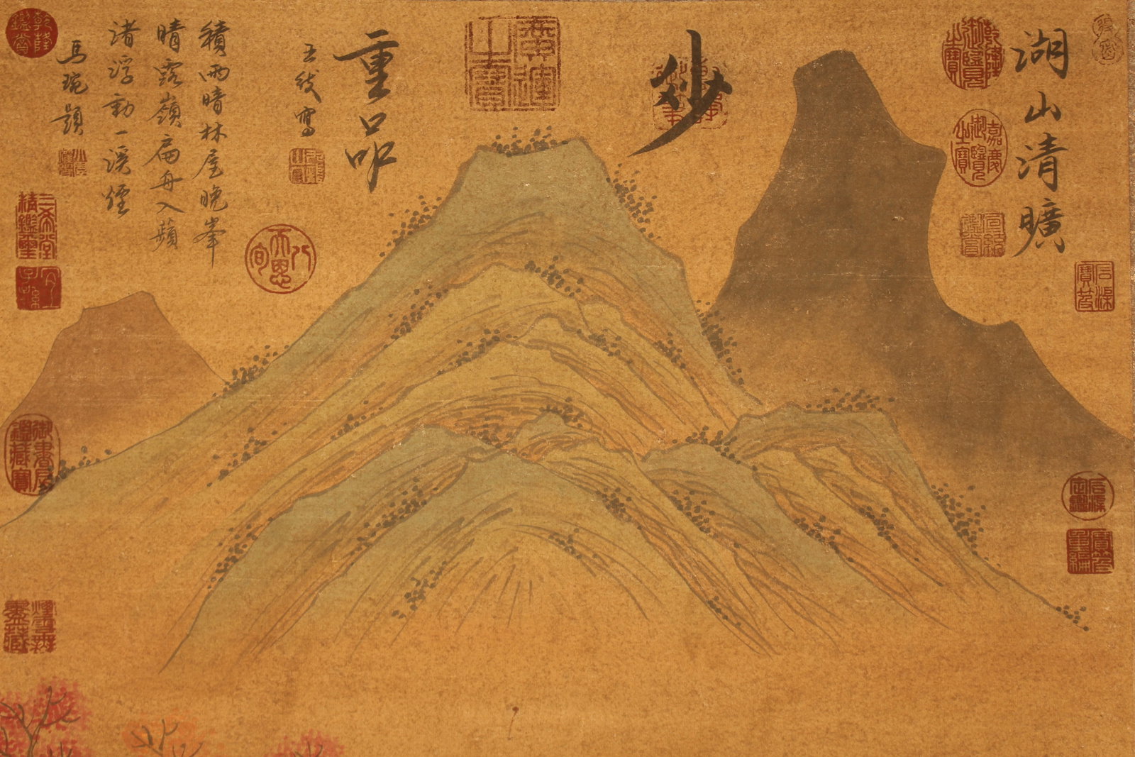 A Chinese Mountain-view Poetry-framing Fortune Scroll - 5