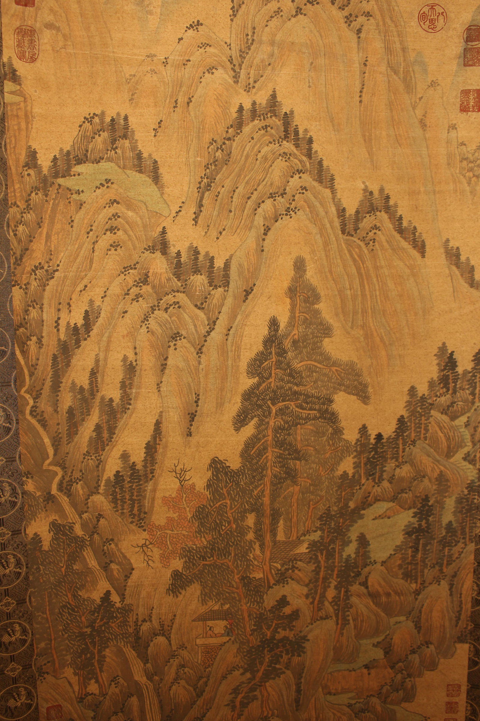 A Chinese Mountain-view Poetry-framing Fortune Scroll - 7