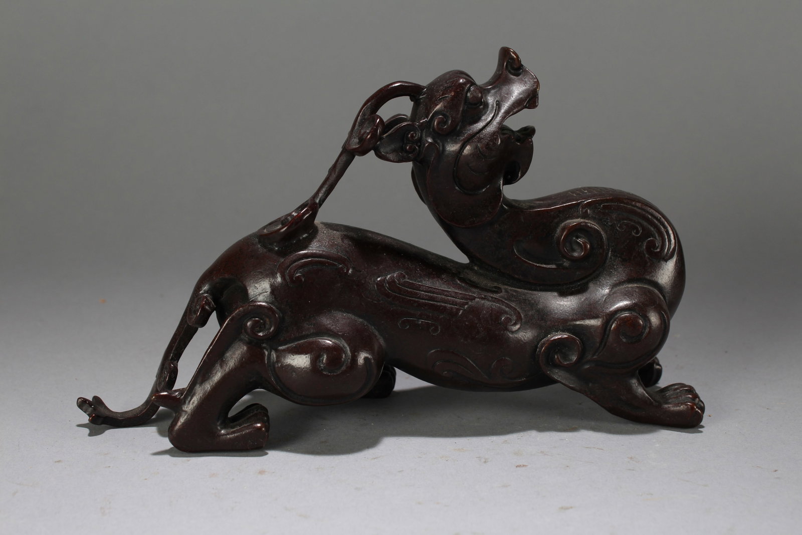 A Chinese Massive Myth-beast Fortune Statue - 2