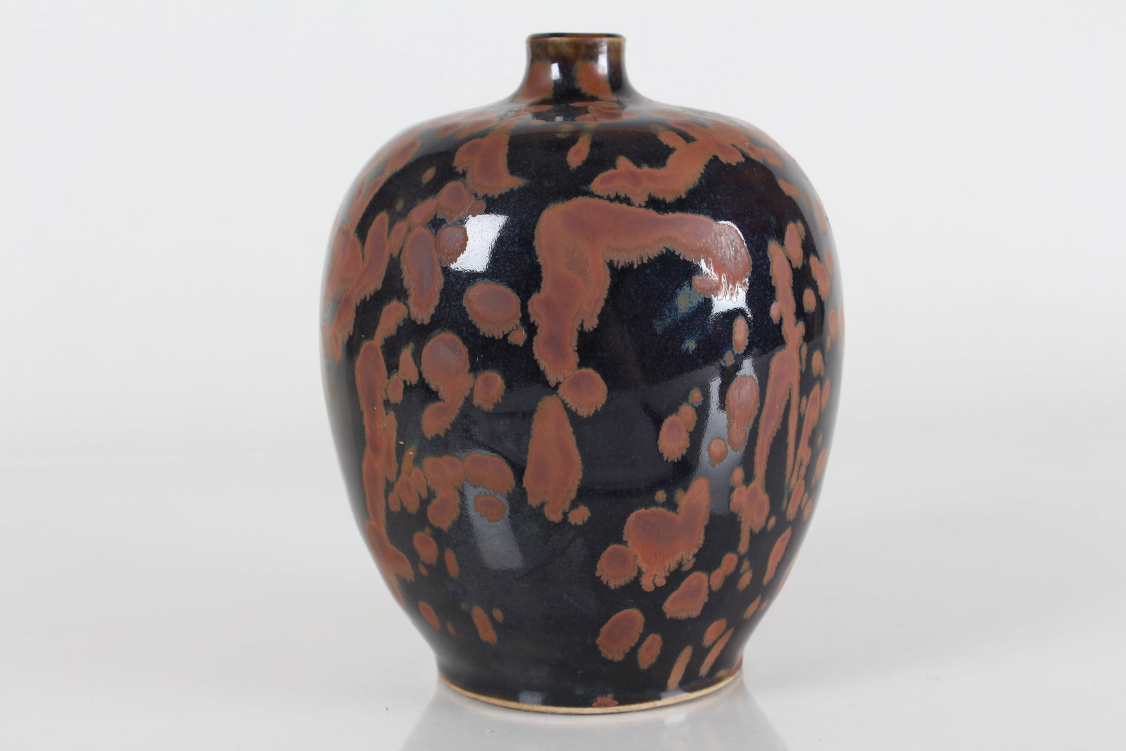 A Chinese Overlay Porcelain Fortune Vase: A Chinese Overlay Porcelain Fortune Vase . Height: 6.25 (inch).