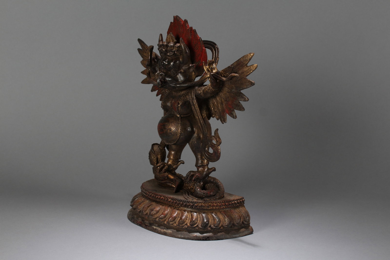 A Chinese Religious Fortune Buddha Statue - 4